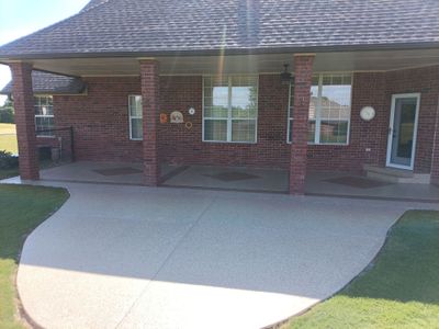 Patios in Pecan with Chestnut Accent