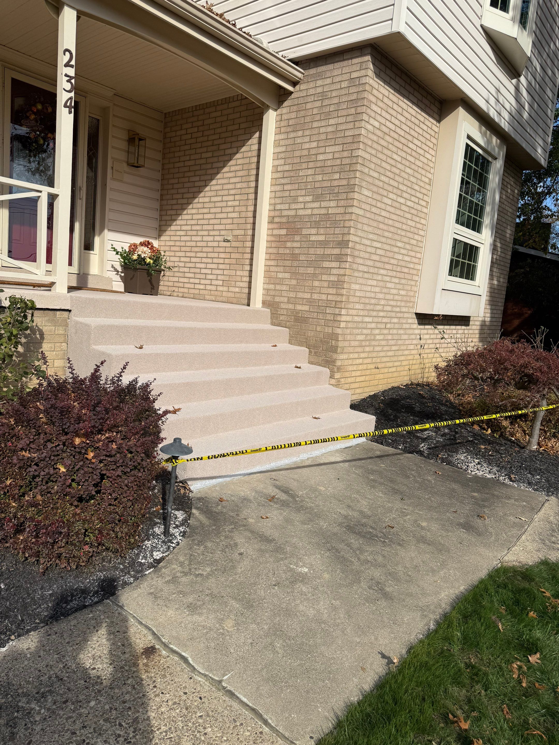 Porch, steps and Garage Project in Crafton by Floors in a Day, Inc