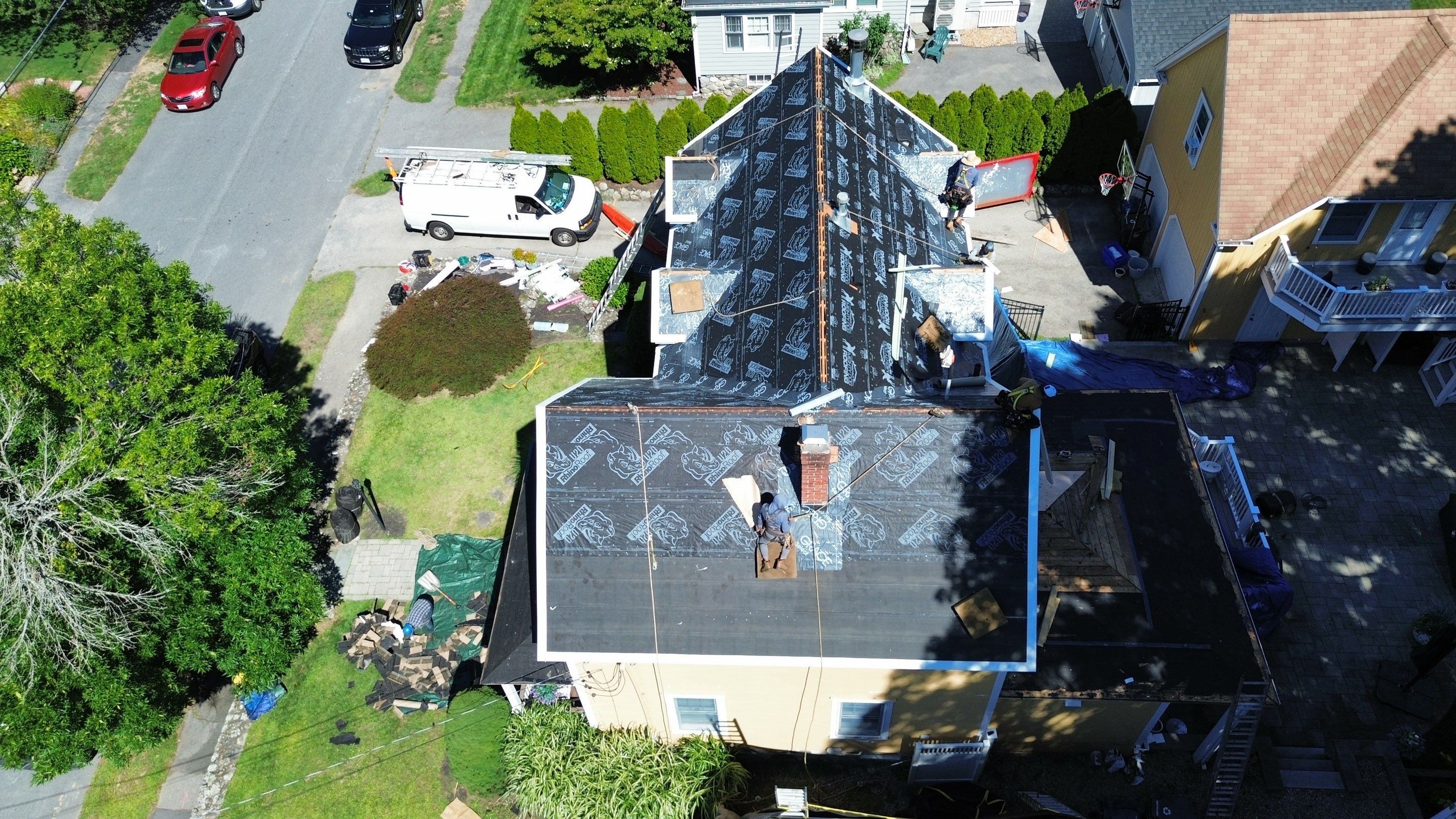 Roof & EPDM Flat Roof Installation – Andover, MA by Mighty Dog Roofing of Greater Middlesex County