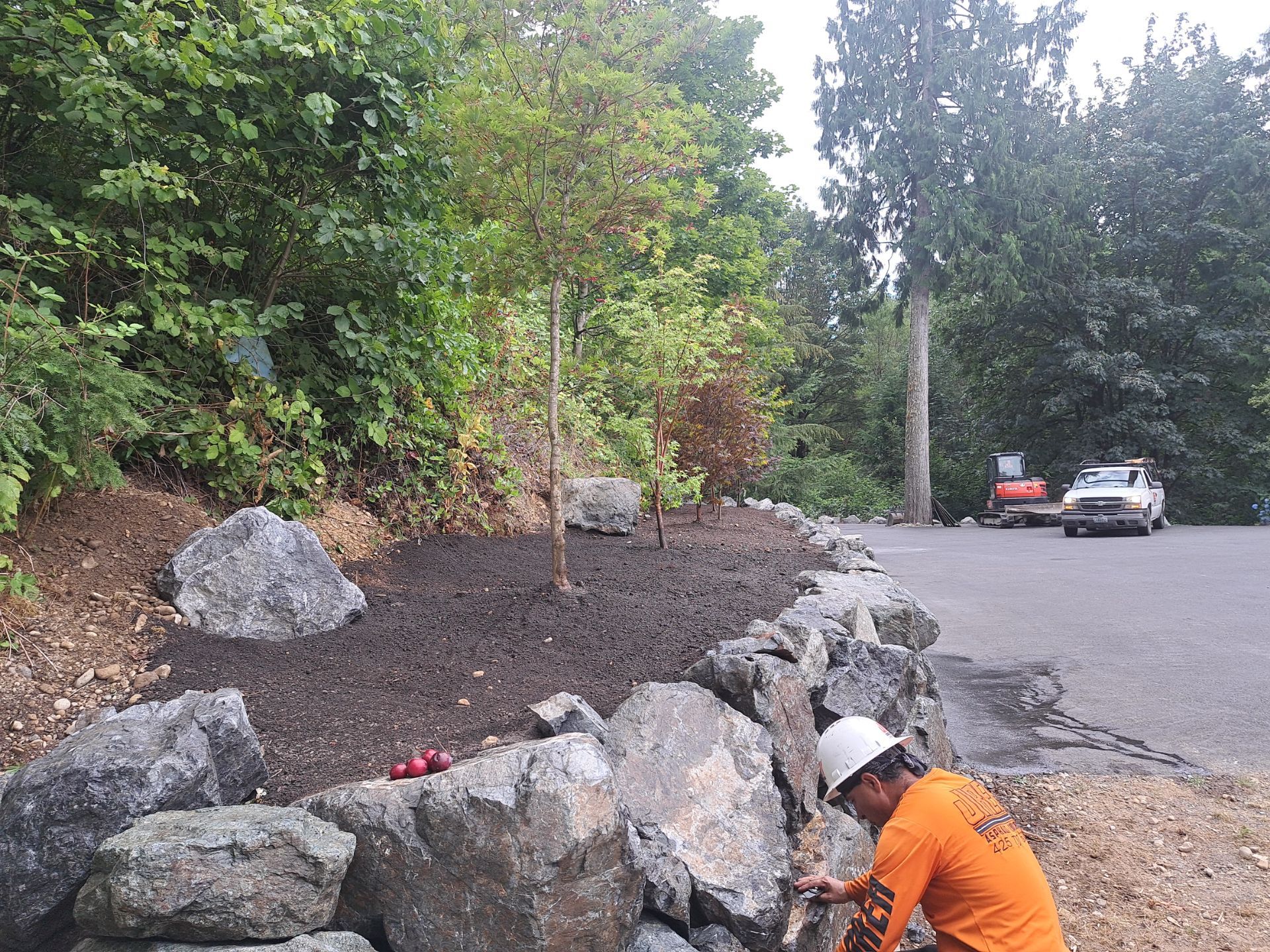 Jim | Rockery Wall, Landscaping, Road Repair & Sealcoating by Jireh Asphalt & Concrete Inc 