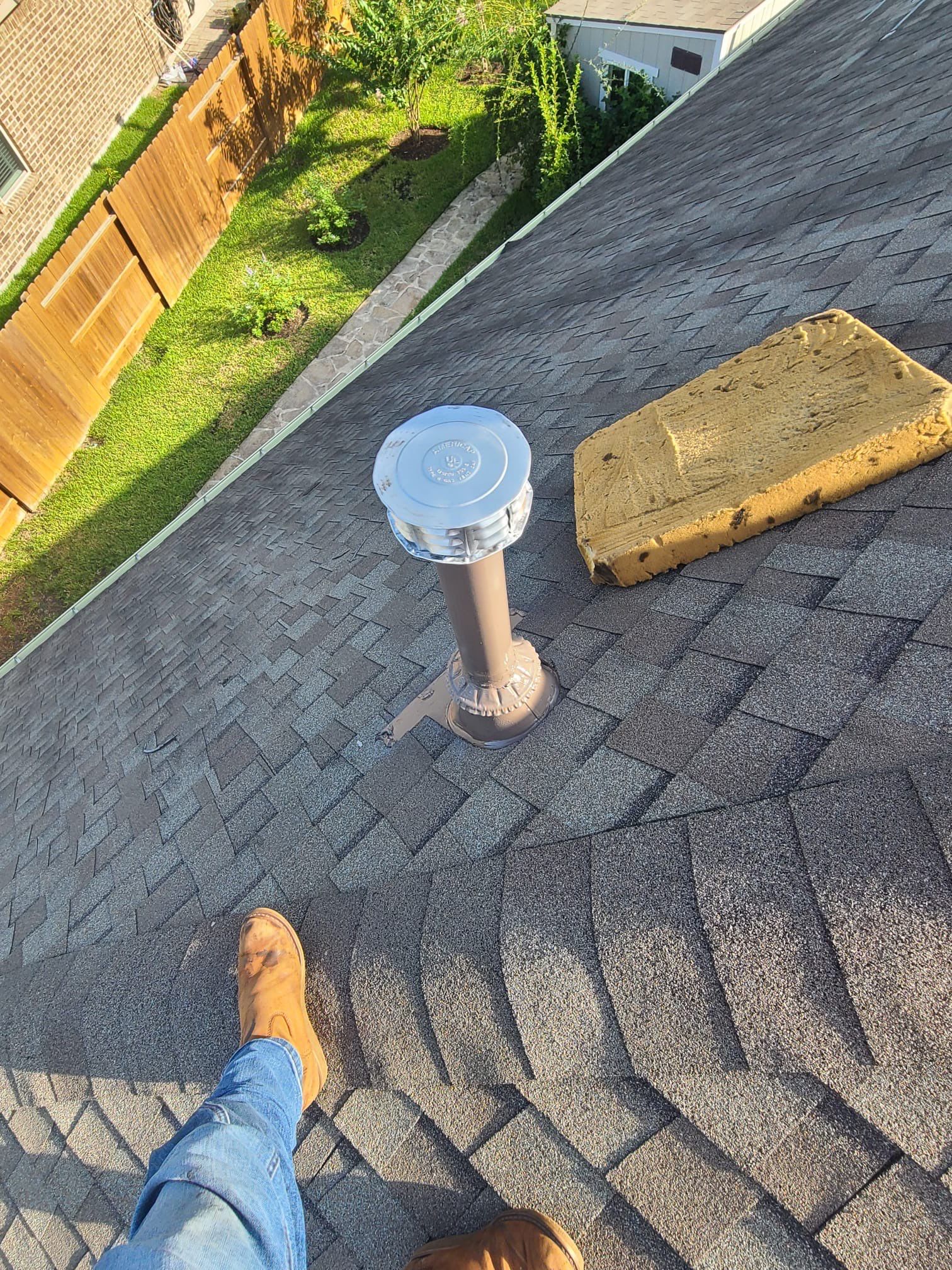 Hail Damage using Owen's Corning Duration (Lifetime) Shingles by Roof Repair Services LLC
