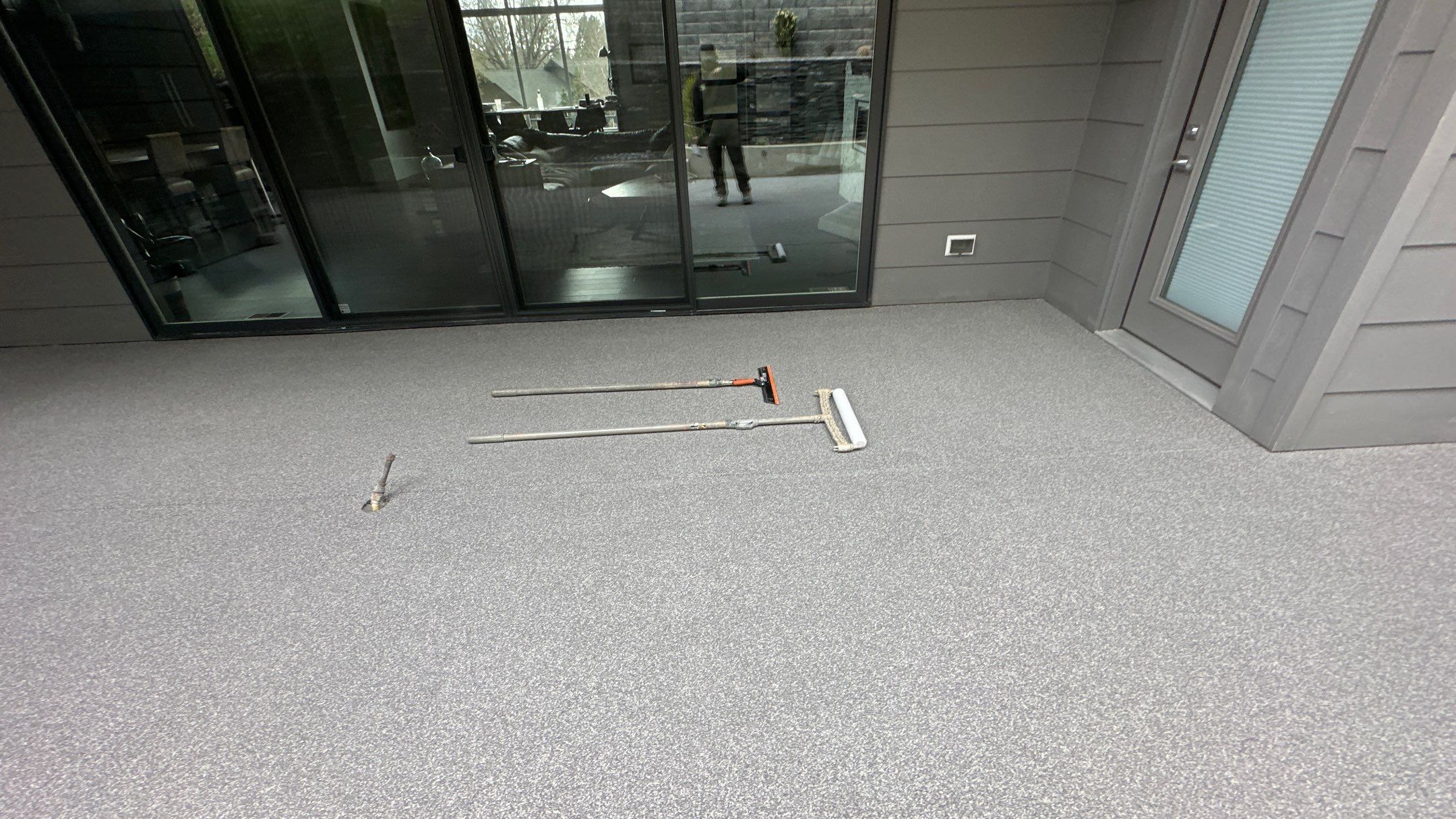 Patio Transformation using Greystone 1/8" by Croc Coatings, LLC