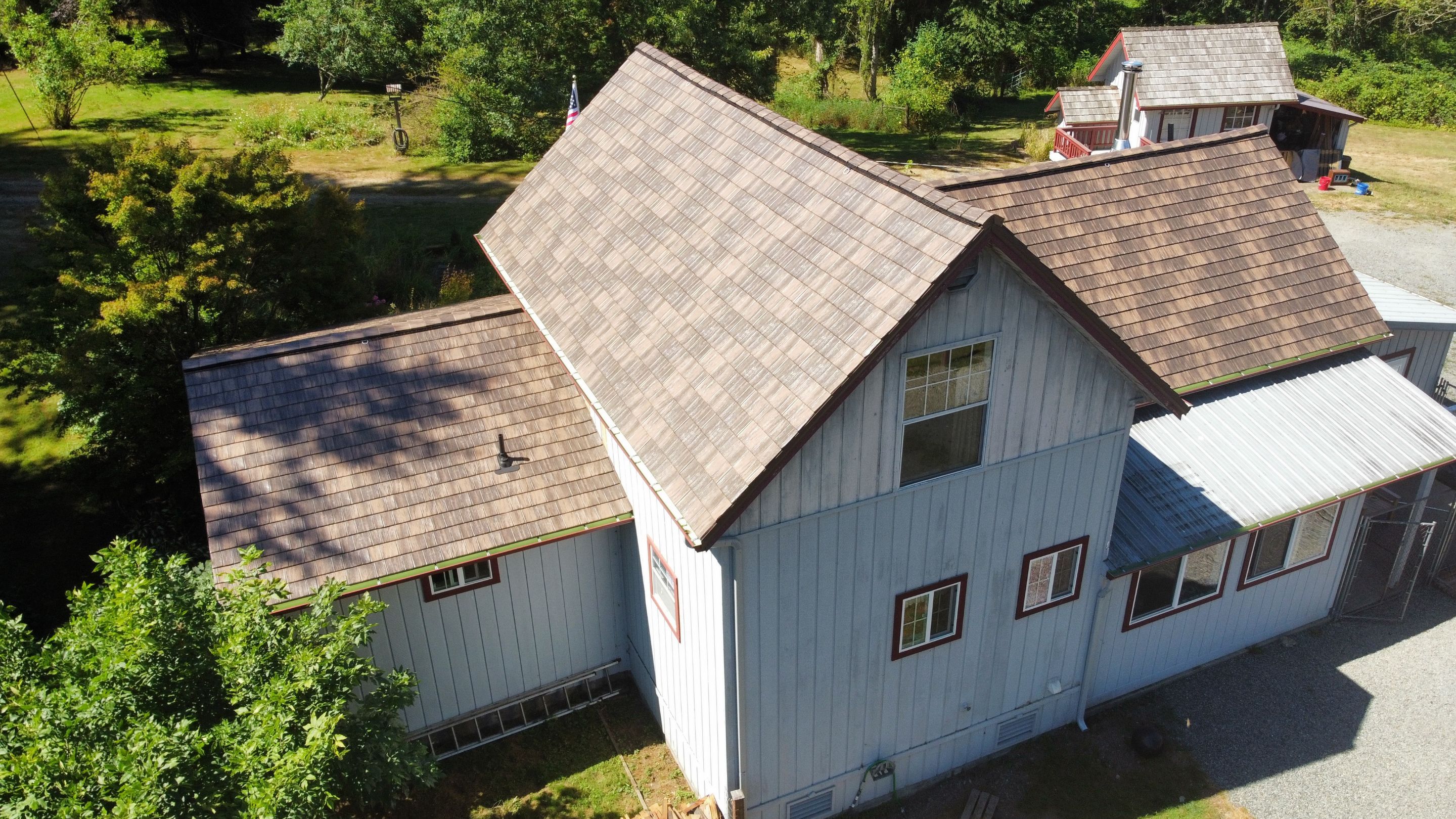 Kasselwood Steel Shingle Metal Roof using Stamped Metal Roof in Woodinville by Roof Smart