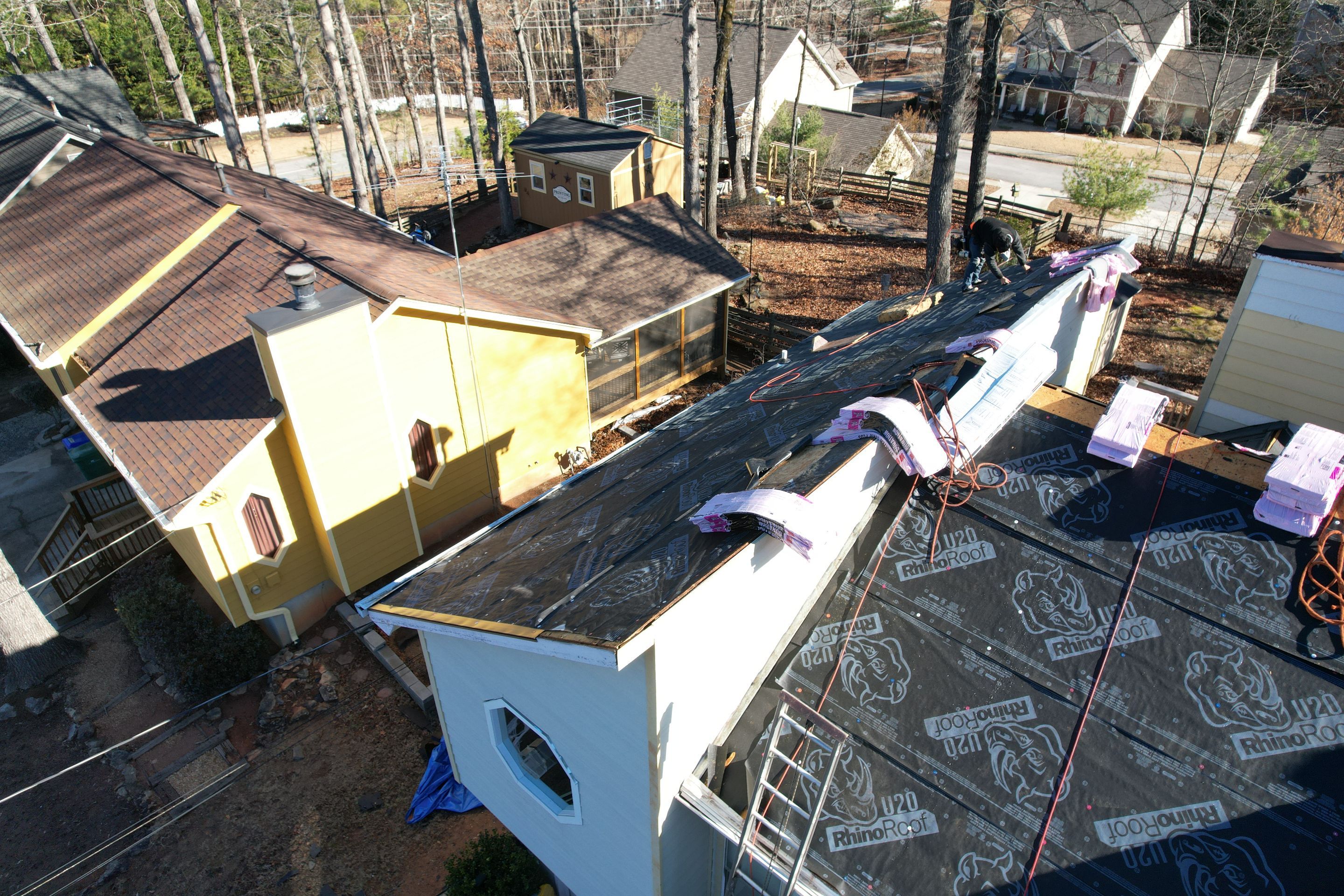 Residential Roofing Installation using Owens Corning by Inspector Roofing and Restoration