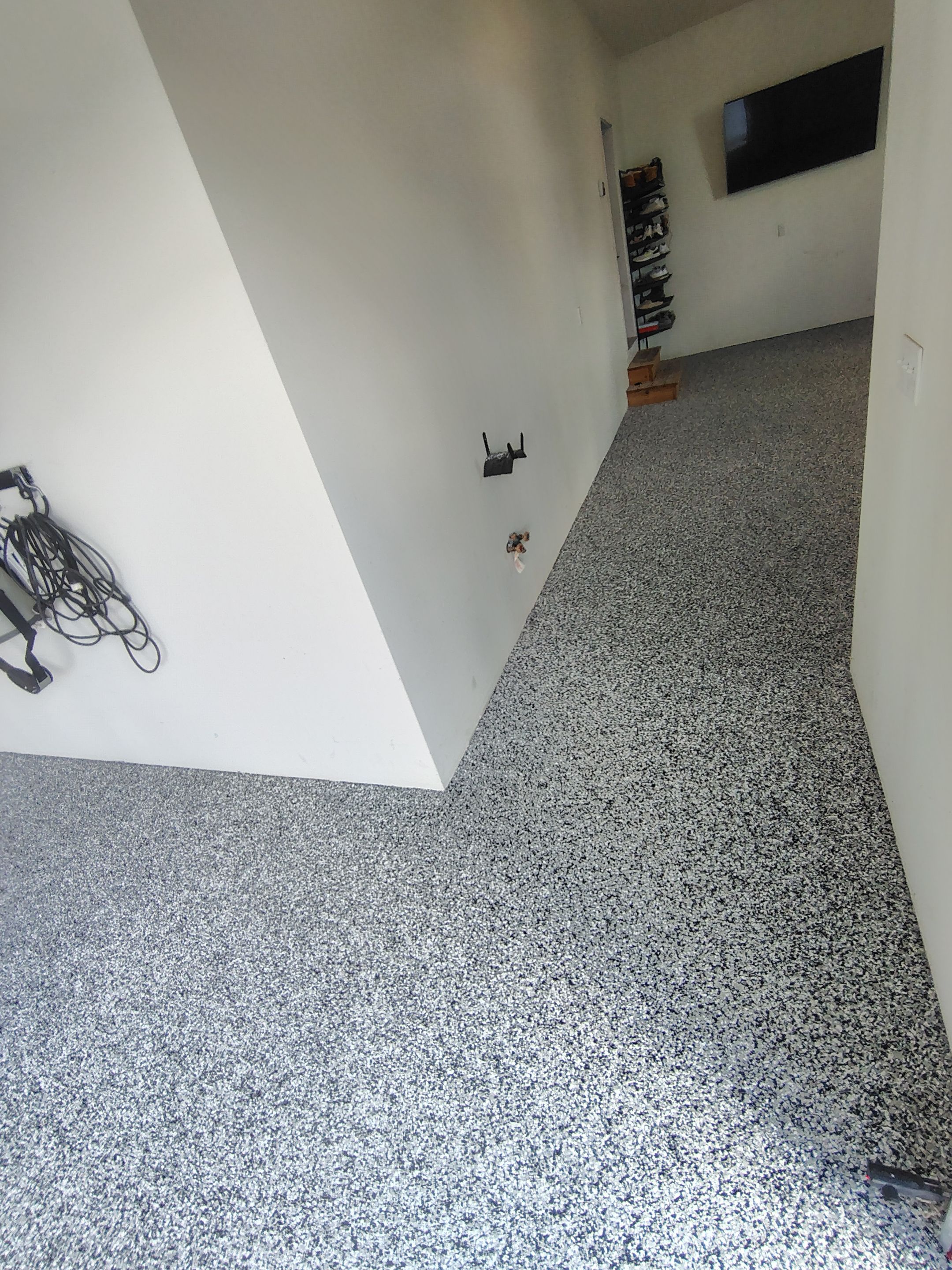 Dell Rapids Multi-Car Garage Concrete Floor Coating and Repair by Select Painting, Coatings & Garage Cabinets