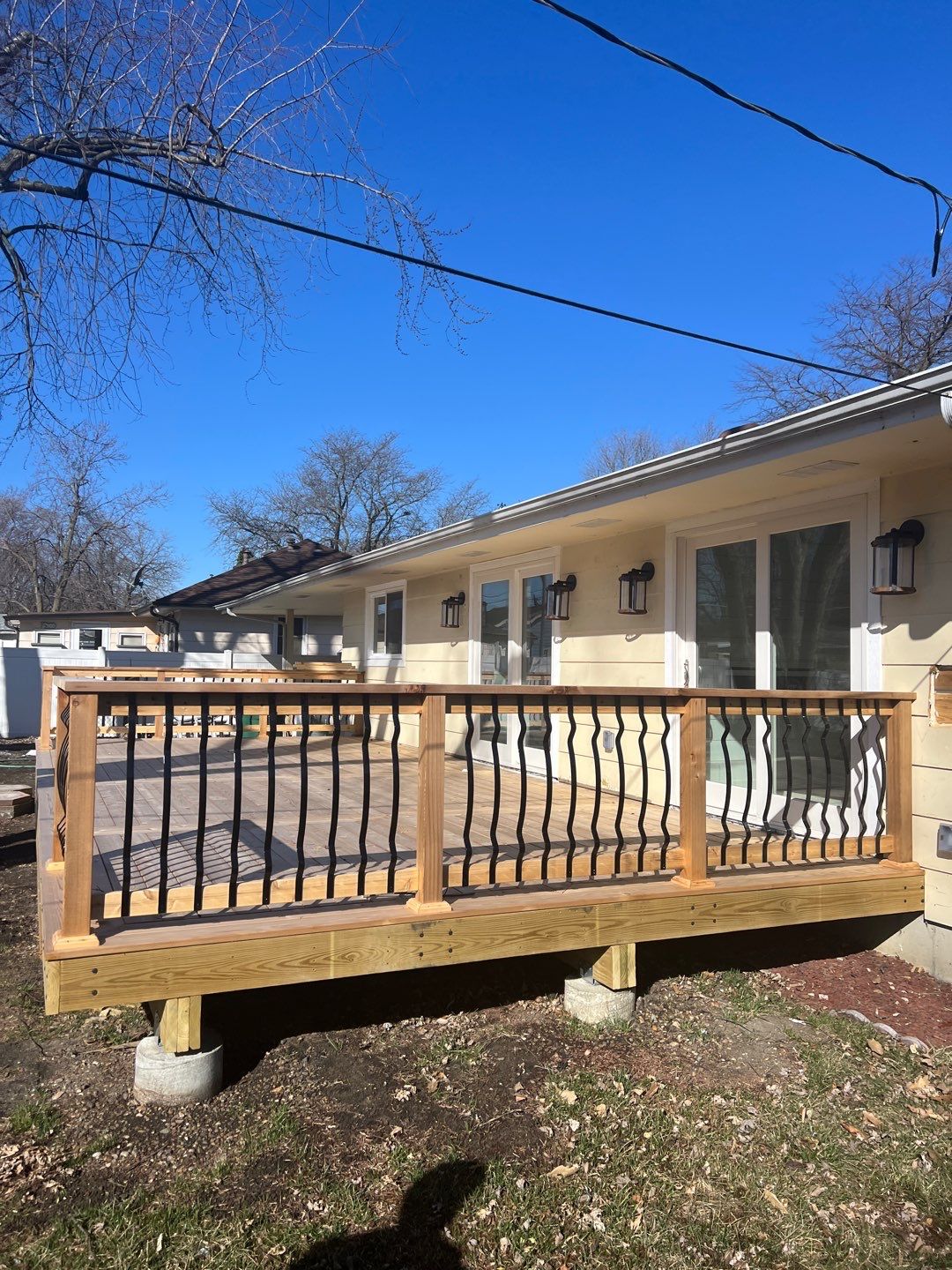 Deck re stained  by Cutting edge painting 