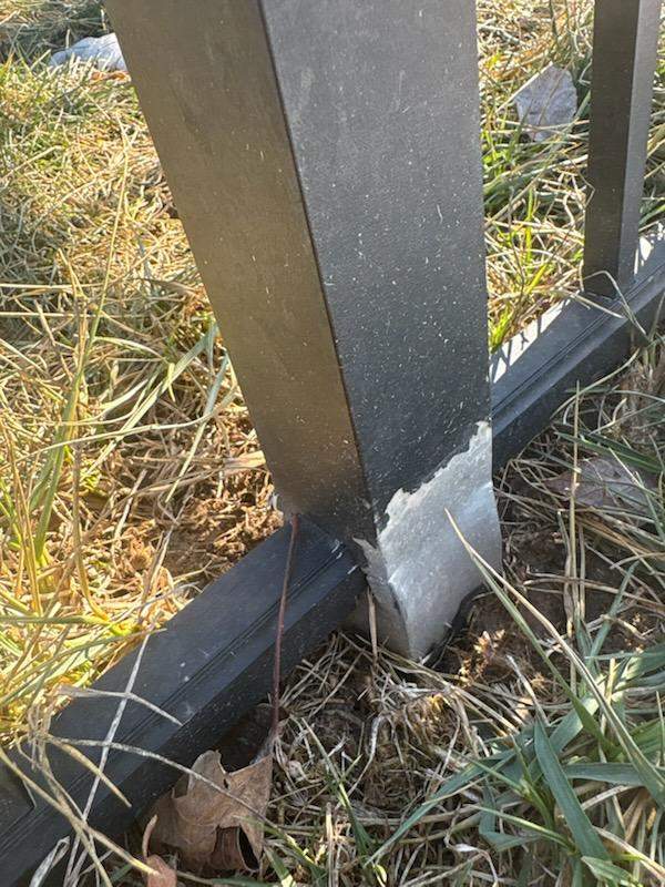 Ornamental Fence Post Connection Repair - Belleville, IL by Legendary Services Company LLC.