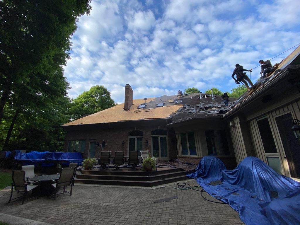 Residential Roofing Installation using GAF Timberline HDZ Barkwood by Nitro Roofing and Construction