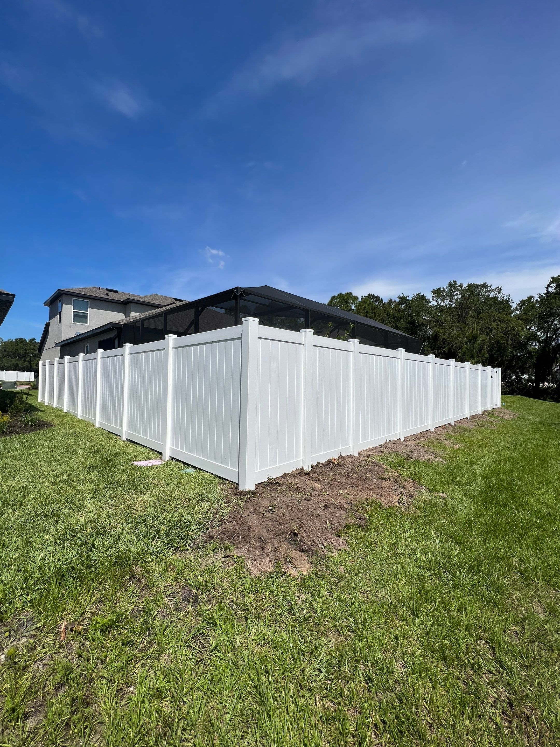Vinyl Fence Installation using Vinyl Privacy Fence  by Asap fence and gates, LLC