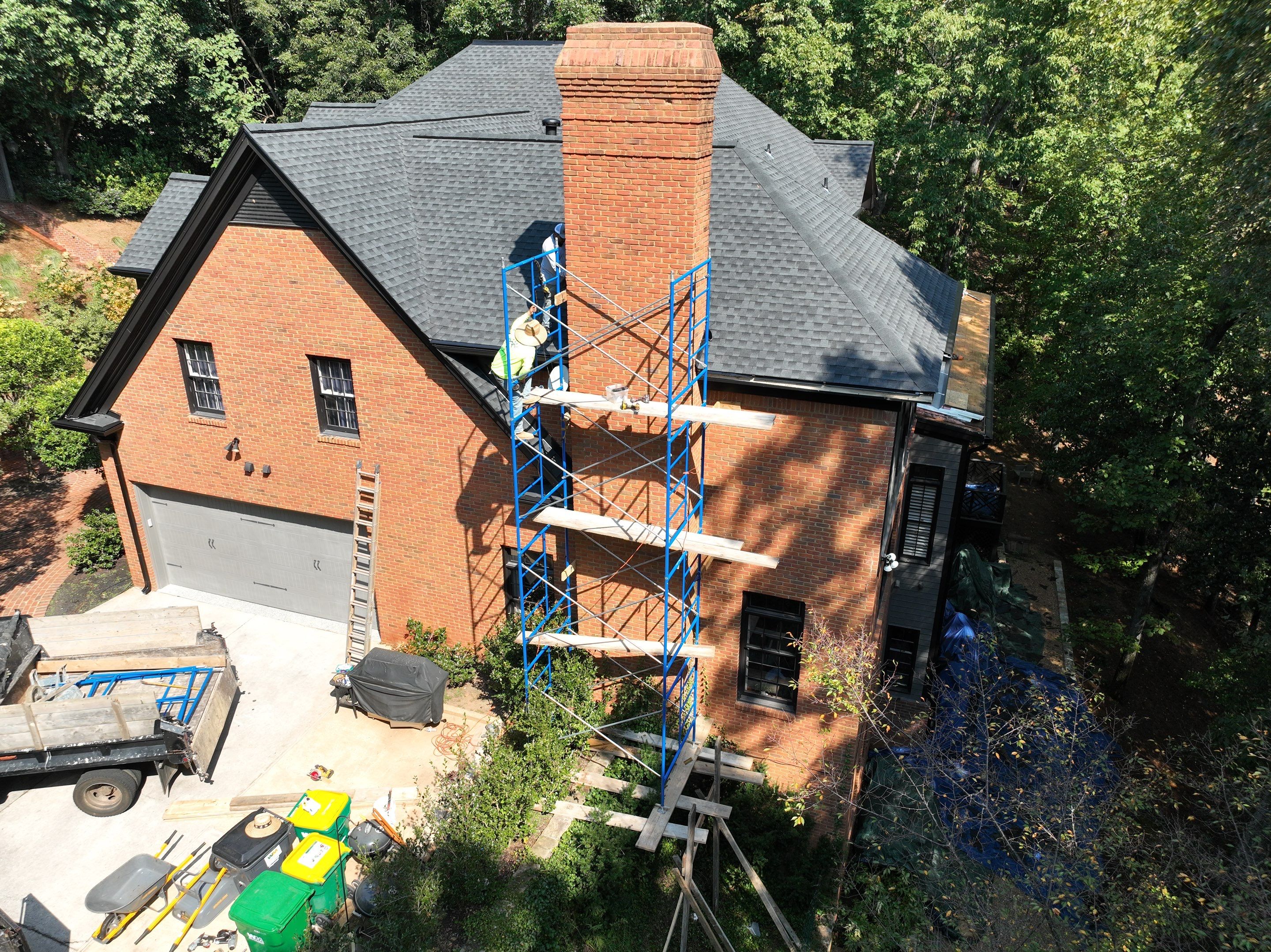 Spalding Lake Dr  Roof & Gutter System  Replacement  by Dom Roofing & Restoration