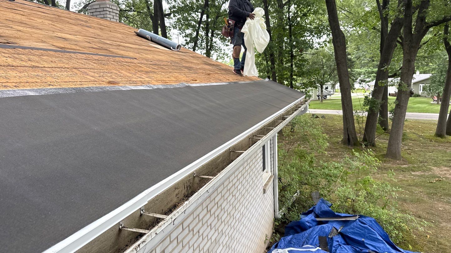 Roof Replacement using Owens Corning Estate Gray by 180 Contractors
