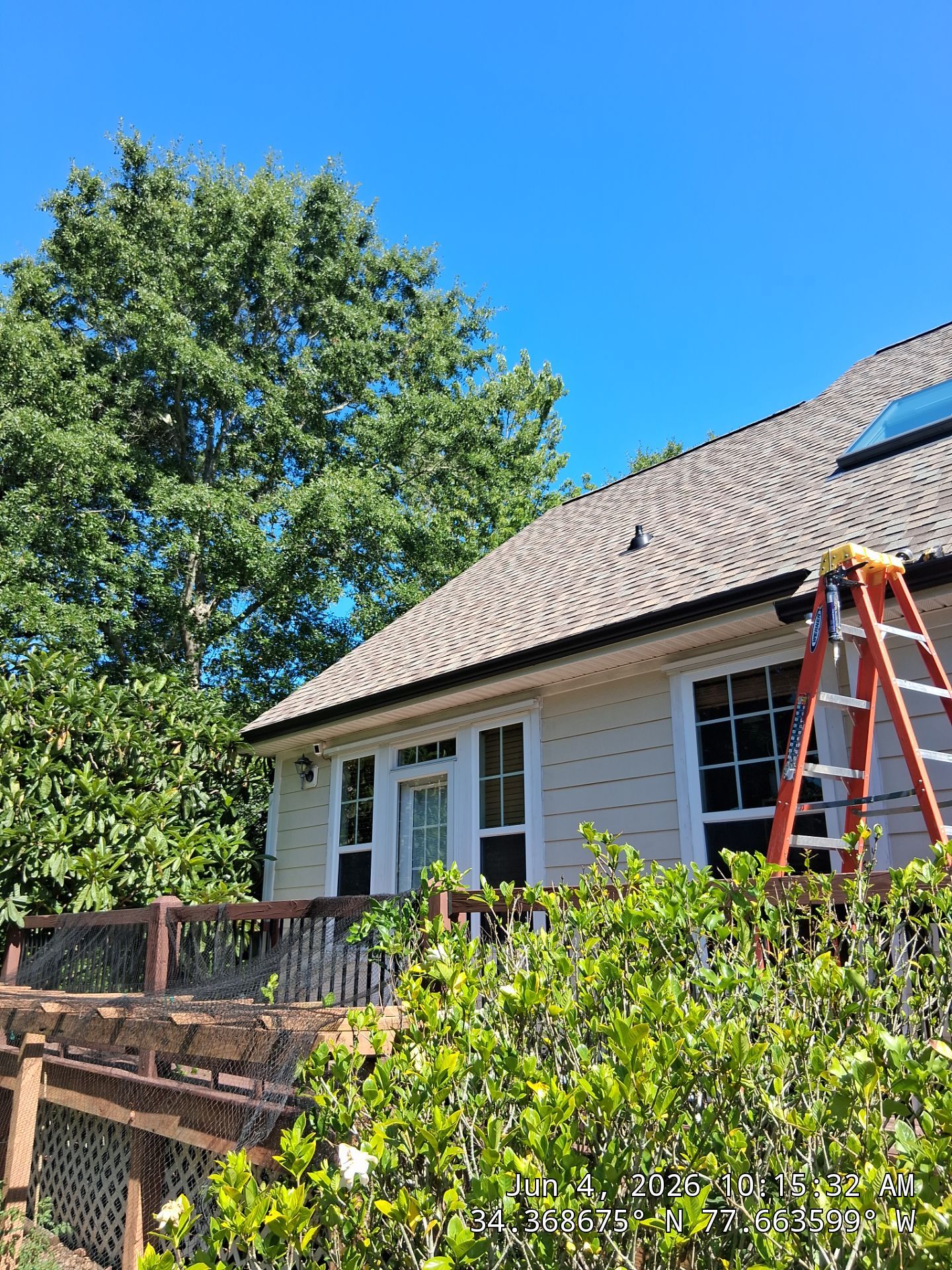 Seamless Gutter and Downspout System Installation in Hampstead, NC by RGR Construction and Roofing, LLC