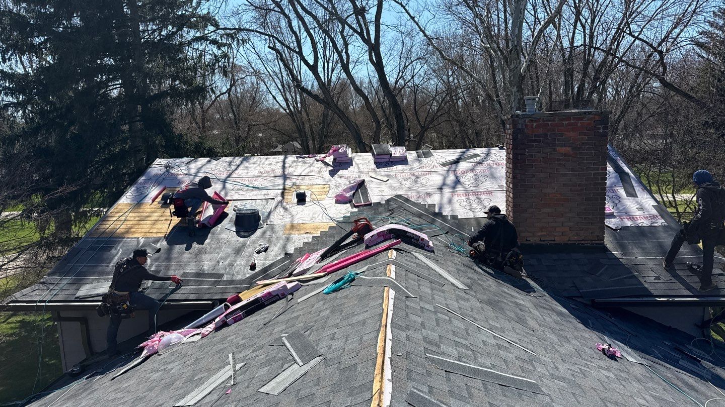 Roof Replacement using Owens Corning Williamsburg Gray by 180 Contractors