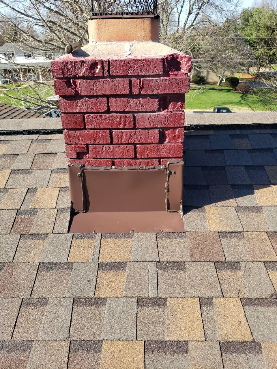 Brand: Atlas Pinnacle Color: Pristine Scotchgard Copper Canyon Drip: Musket Brown by Eagle Eye Roofing