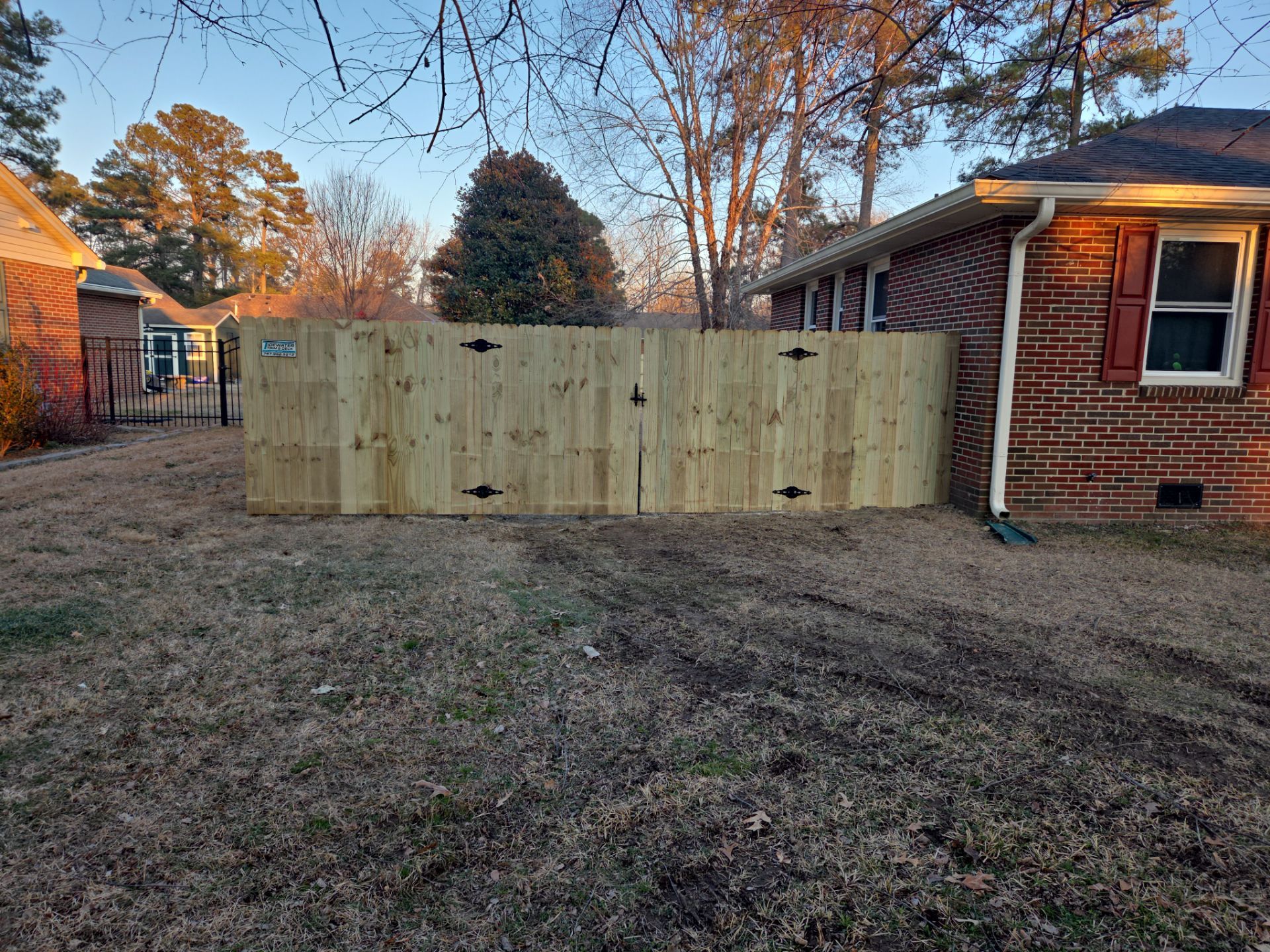 Finishing the Home with a Quality Fence by Tidewater Fence