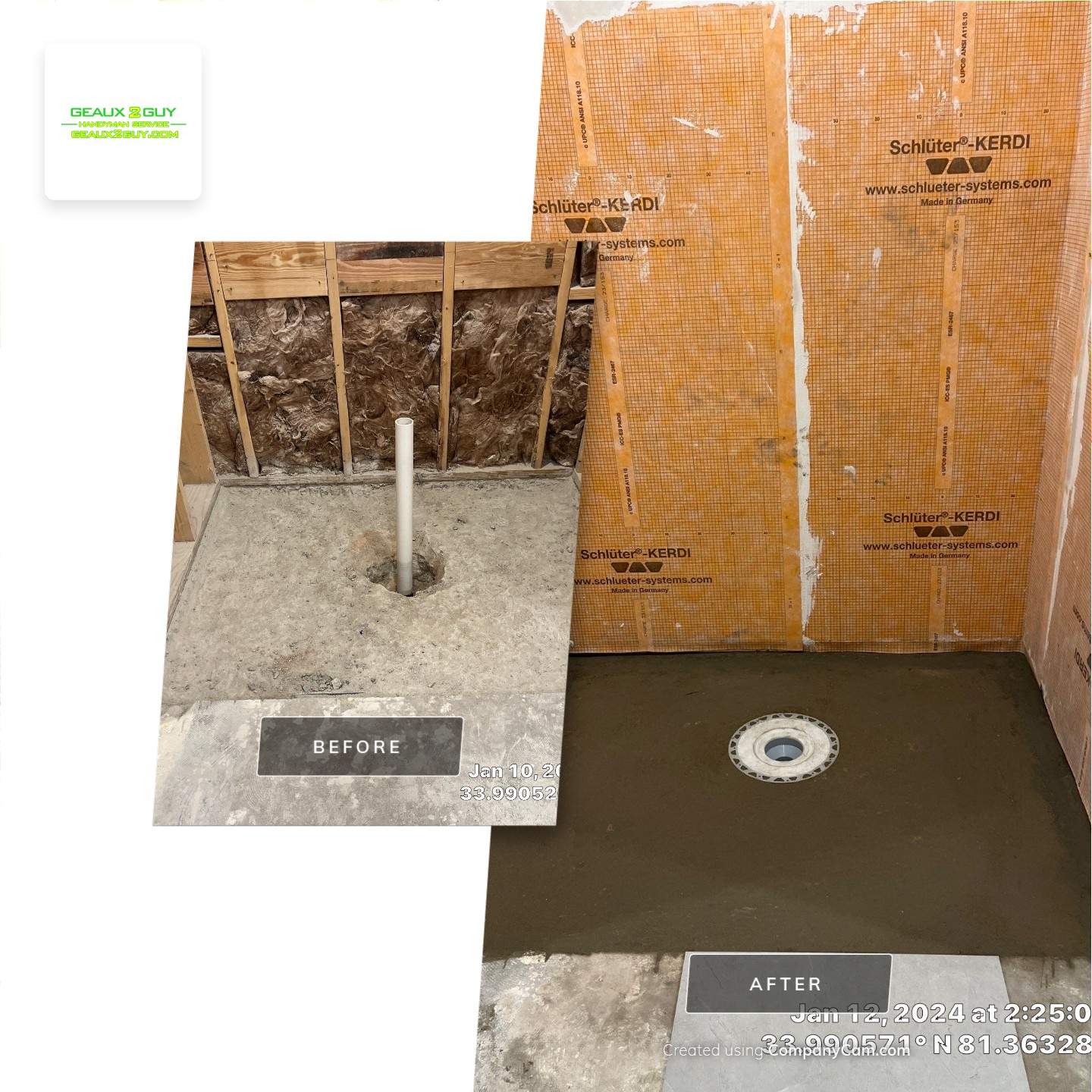Geaux 2 Guy - Accessible Bathroom Remodel by Thompson Industrial