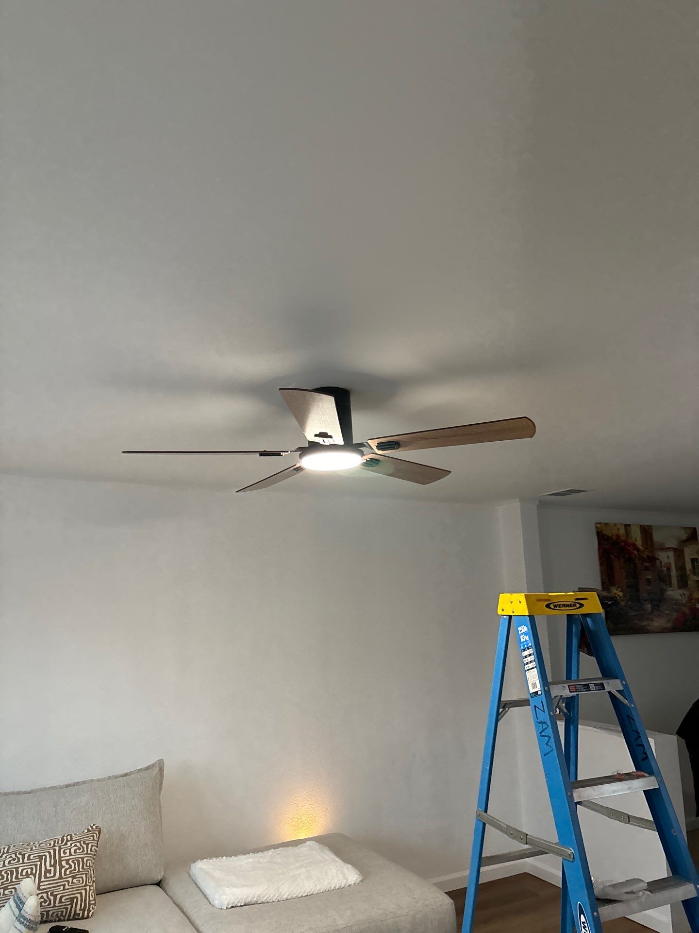Ceiling Fan Installed by ZAM Electrical Team by ZAM Electric
