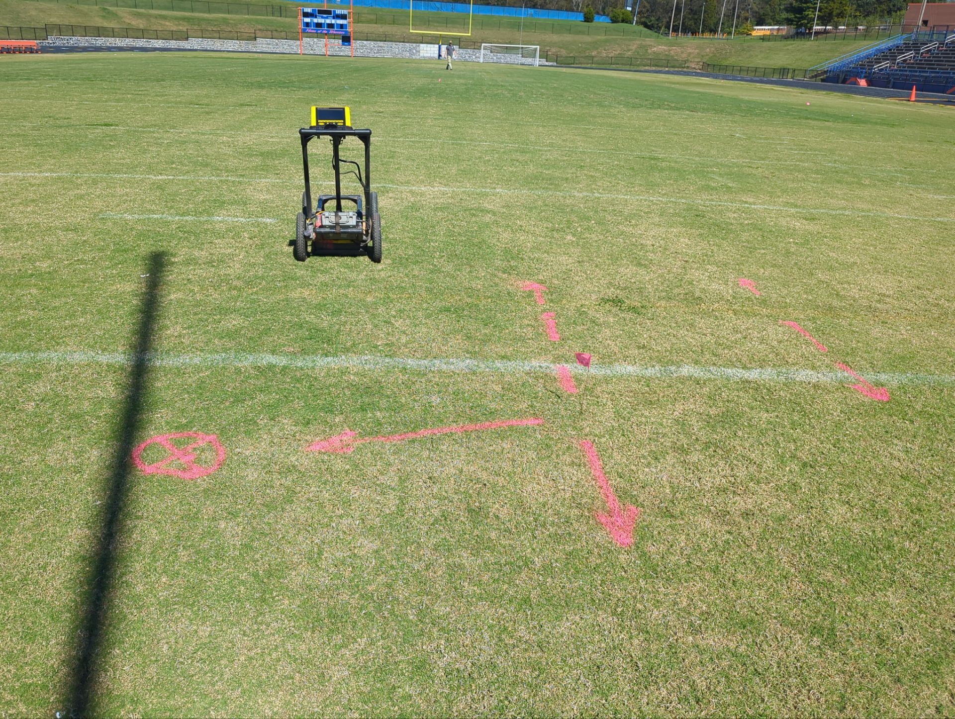 Football Field - Utility Locate and GPR Investigation by Alsip Locating Service, LLC