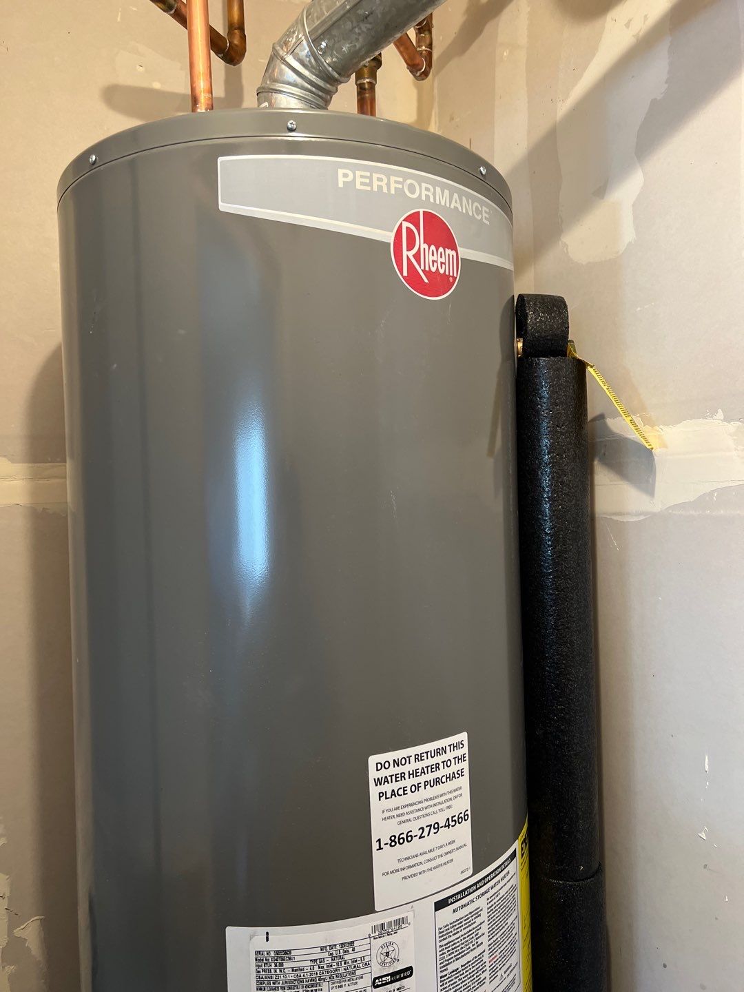 Water Heater Installation using Rheem by Plumbing Connect Systems LLC