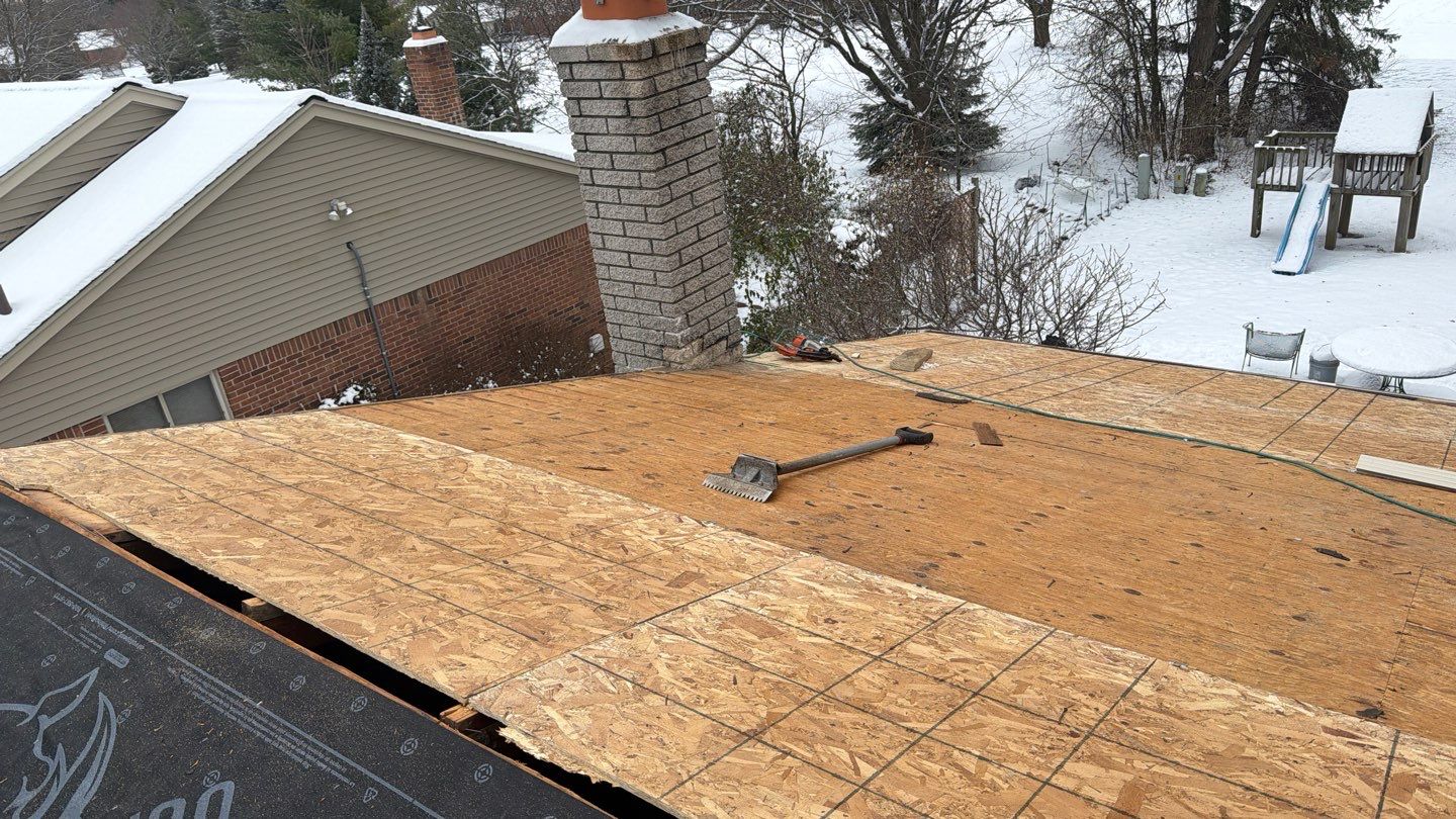 Roof Replacement using Owens Corning Driftwood by 180 Contractors