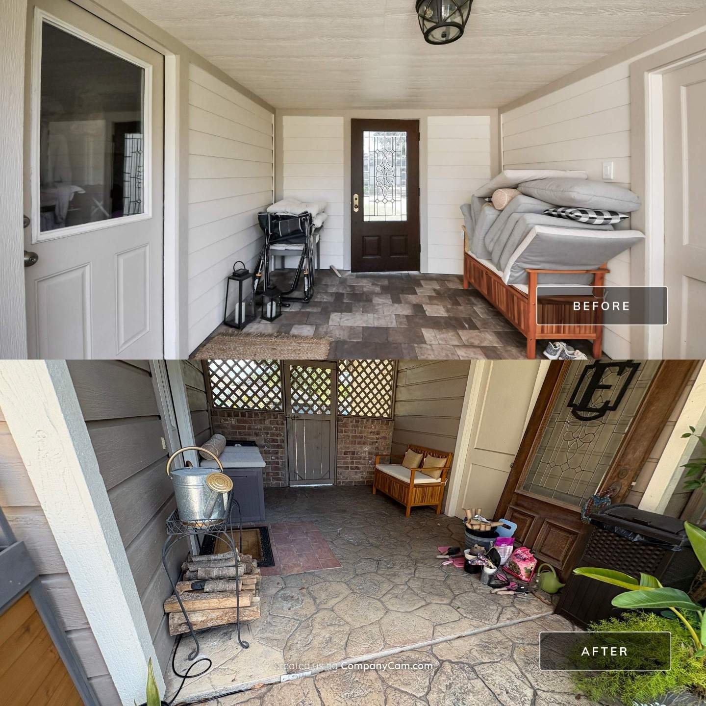 Exterior Home Makeover — Designed to Last by Texas Urban Elements