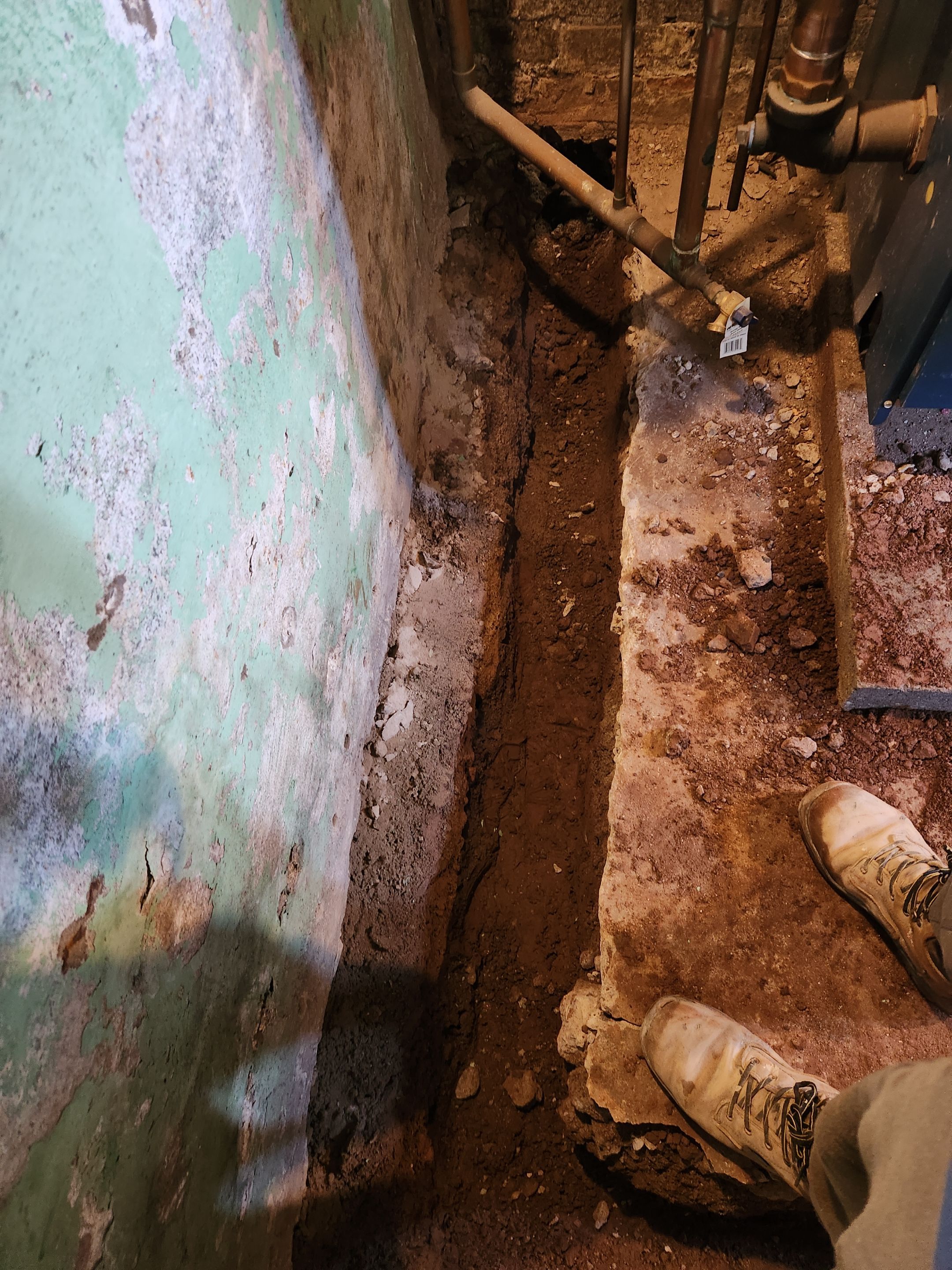 Interior French Drain West Orange NJ by Pure Service Pro, LLC 
