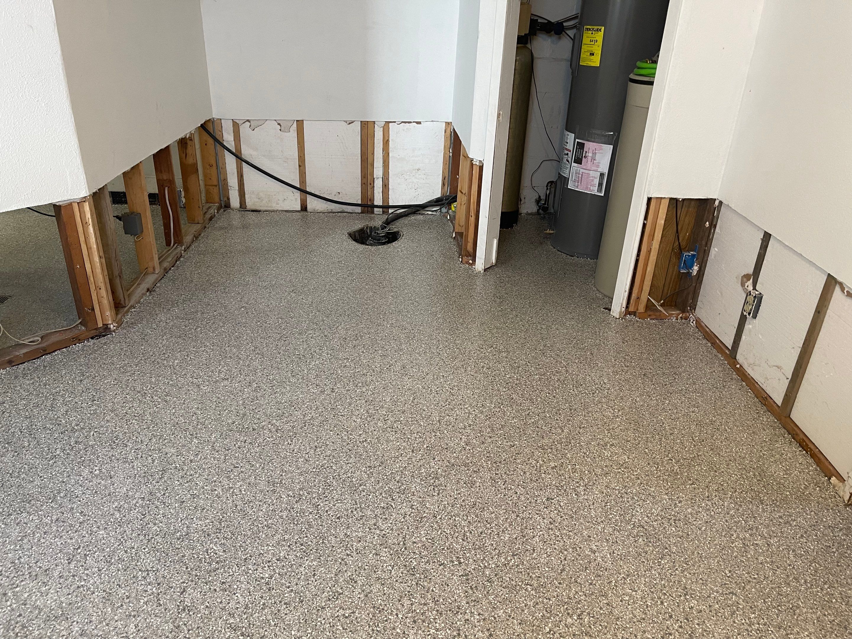 Basement using Mount Everest by Select Painting, Coatings & Garage Cabinets