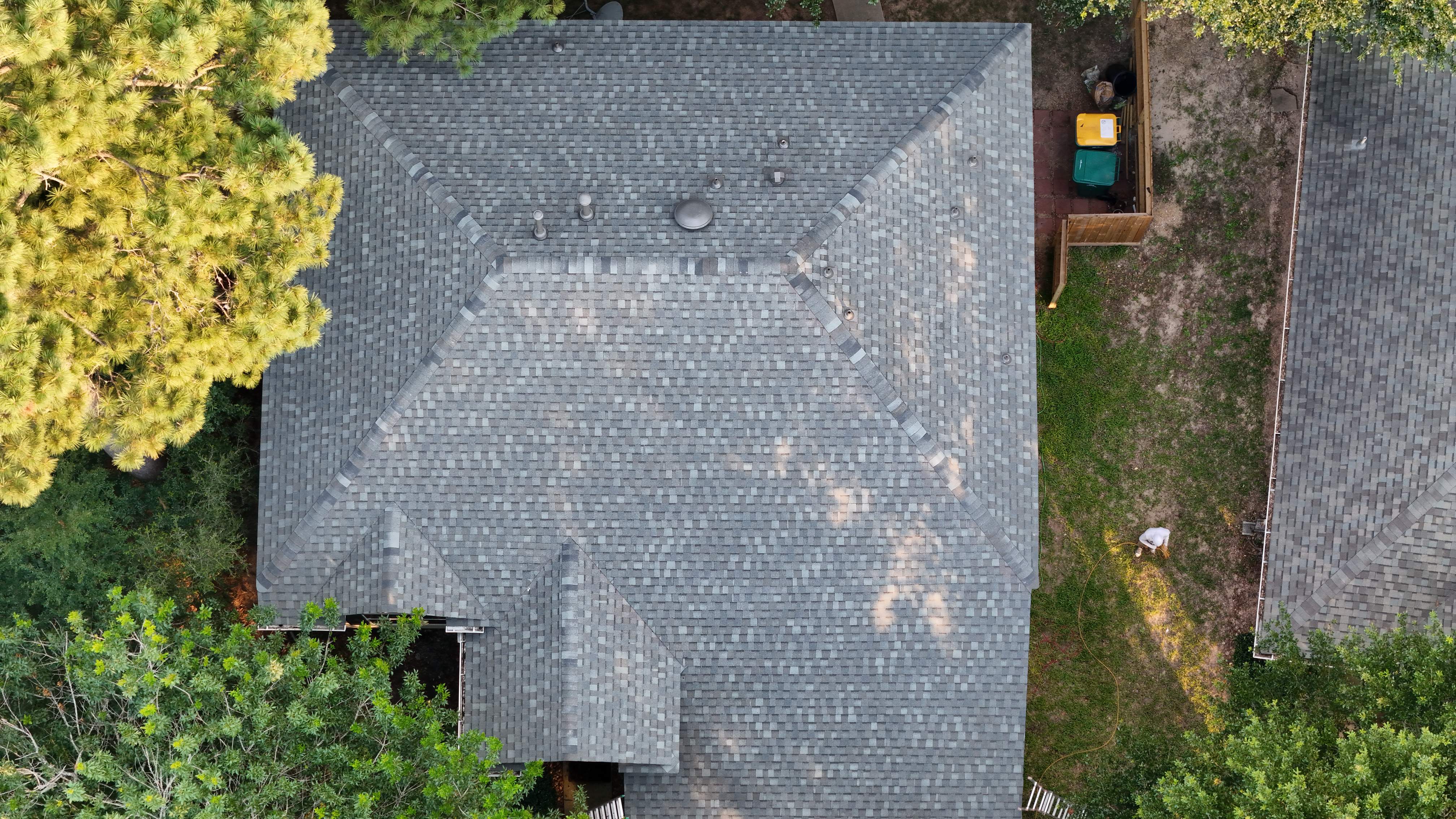 Complete Roof Replacement Under the Pines — The Woodlands Area, TX by PL Roofing & SB Roofing, LLC.