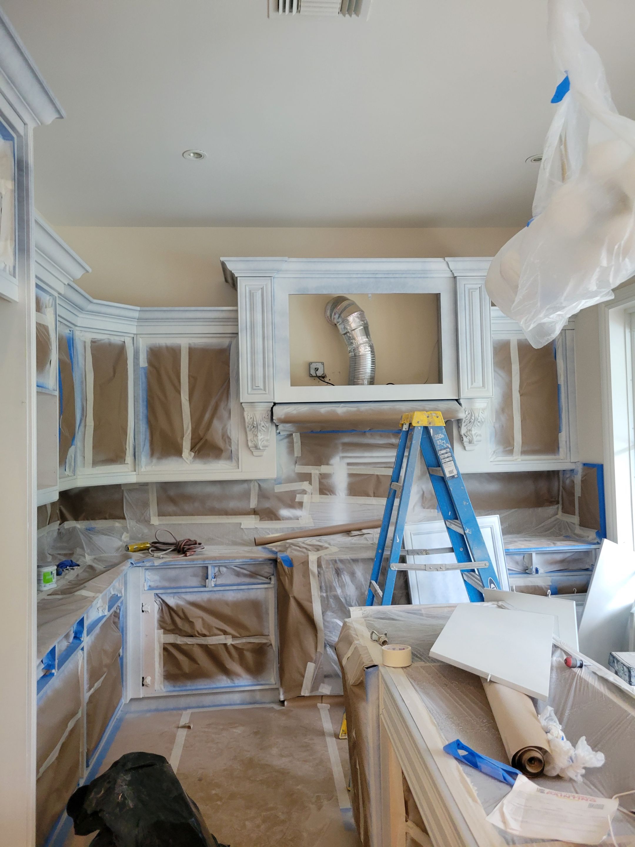 Kitchen Cabinet Painting Fort Lauderdale by John “The Greek” Painting