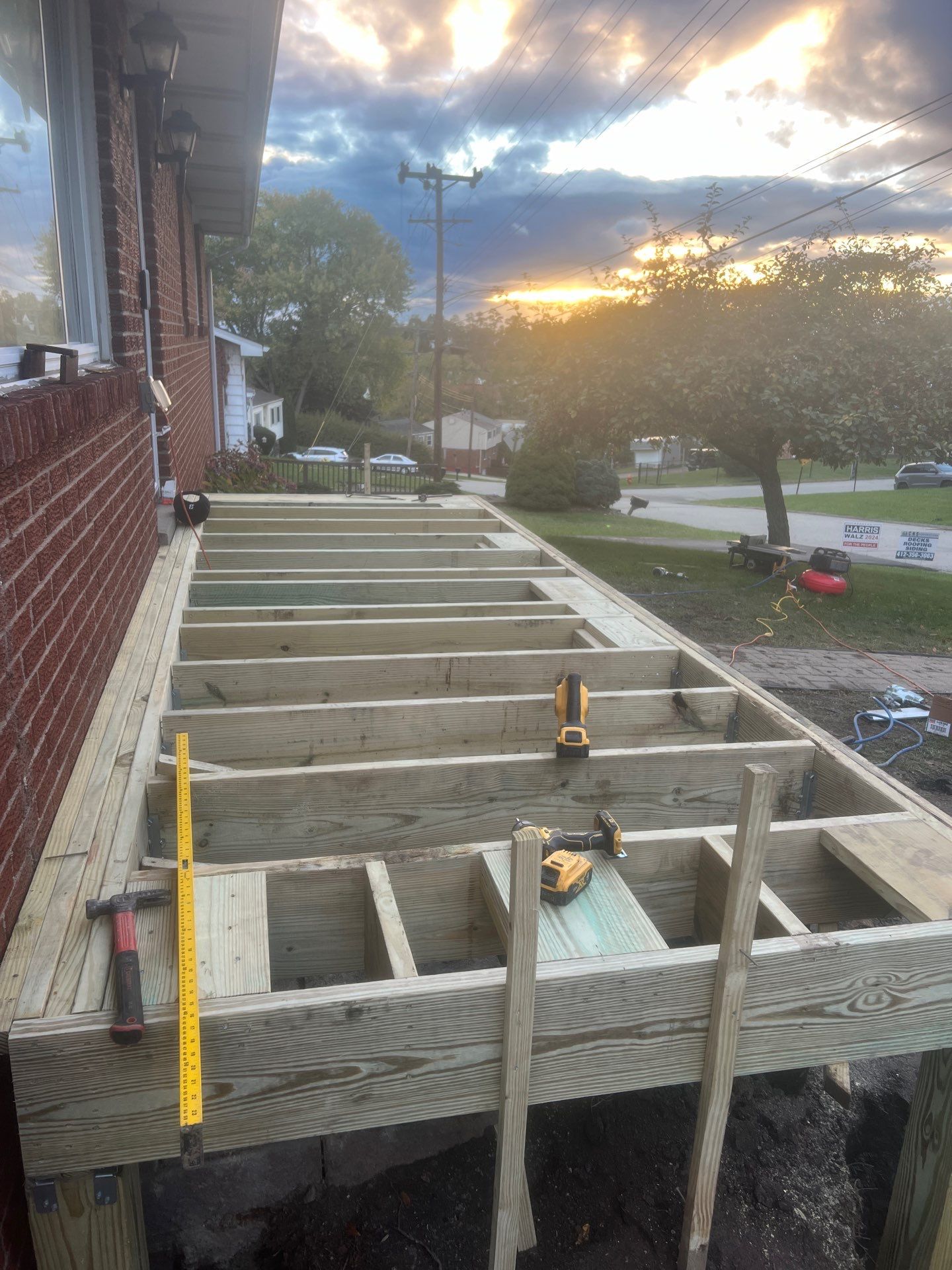 Deck and roof replacement  by Cousins Roofing Siding & Decks