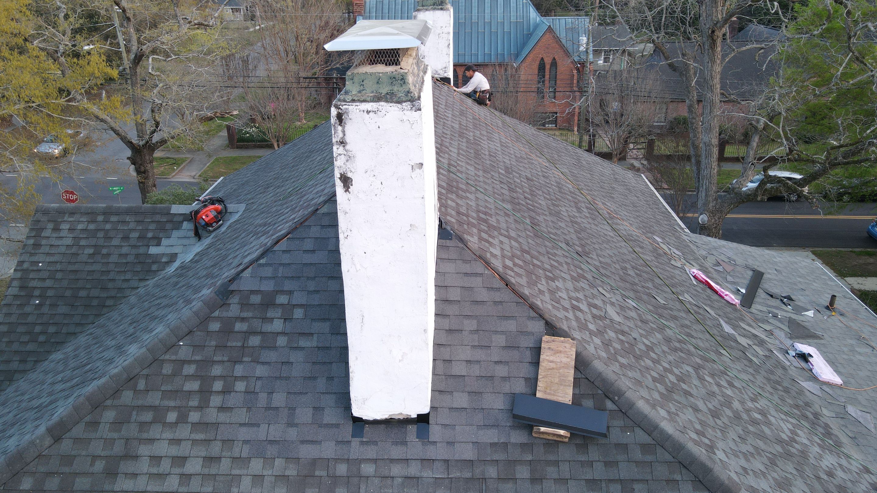 Residential Roofing Repair using Owens Corning Oakridge- Driftwood by Indigo State Roofing