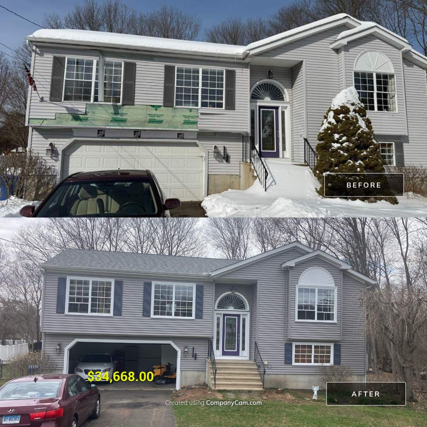 Update your home using Cert. Monogram D/4 x 16'8" Clapboard, Granite Gray by DiGiorgi Roofing and Siding Inc