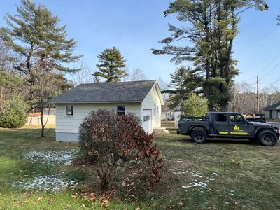 New Garage Roof In Merideth New Hampshire