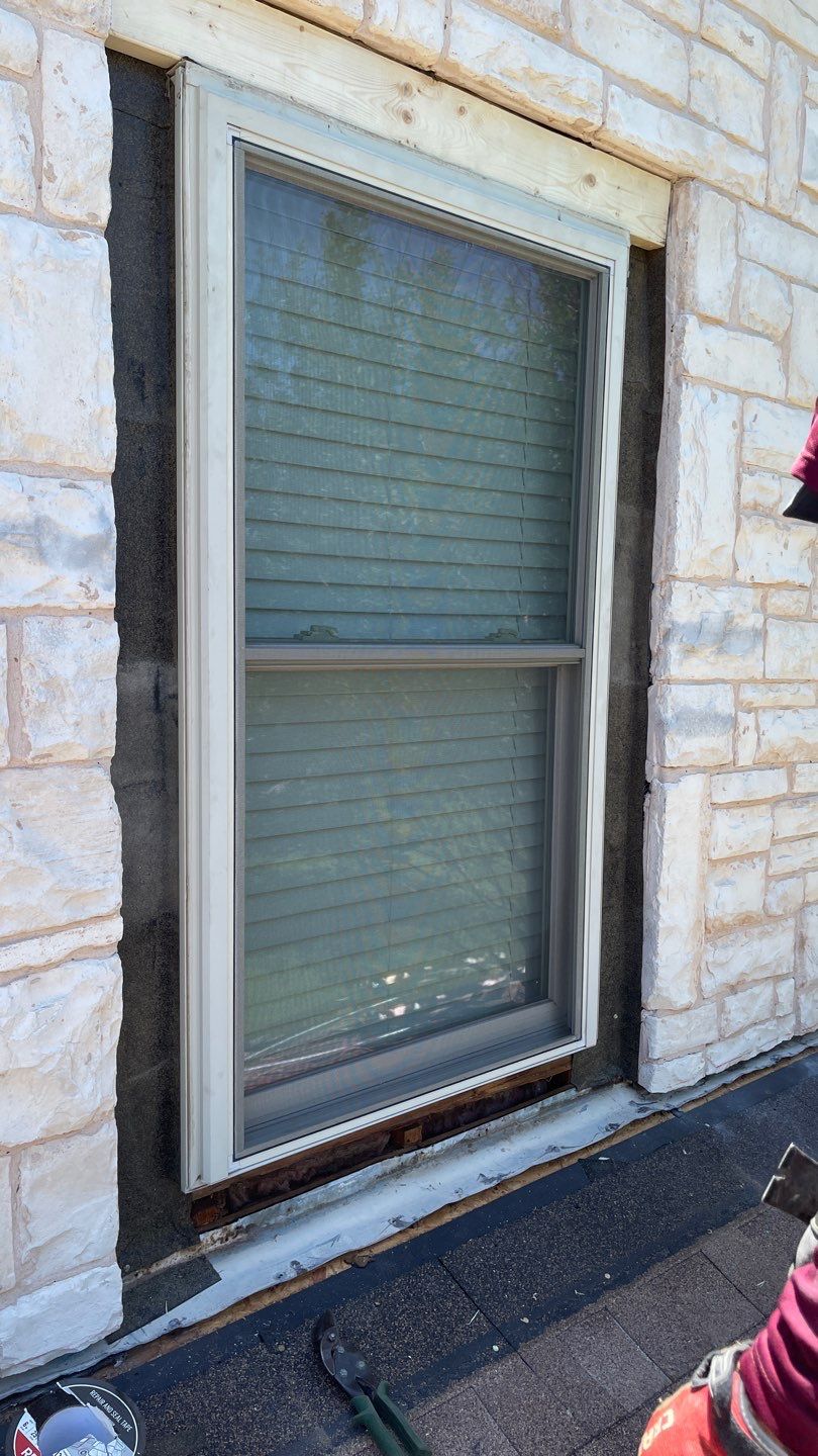 Leak Repair over Master Bedroom and Bathroom by Tex-Line Roofing