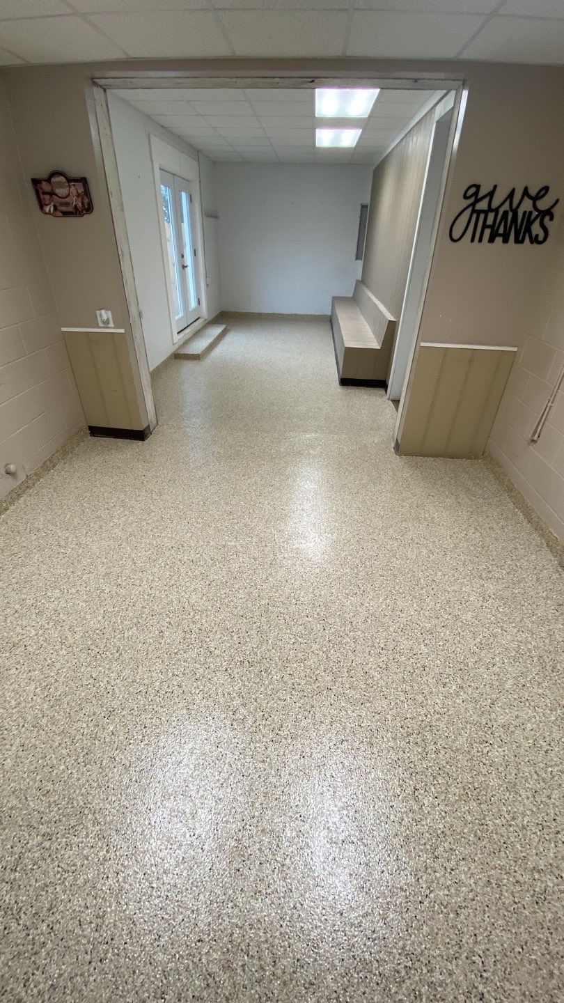 Commercial Space using Driftwood by Your1DayFloor.com