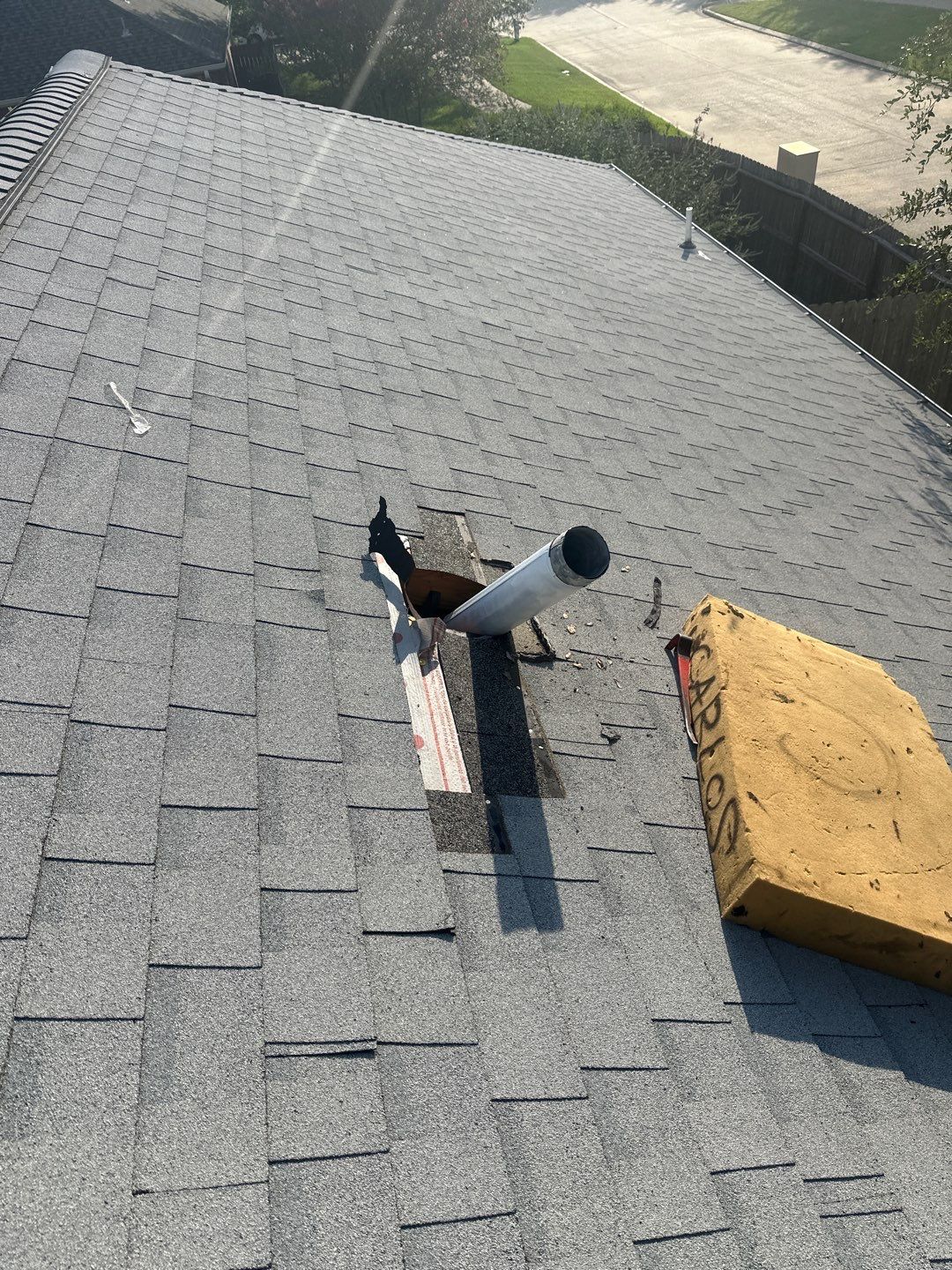 Hail Damage using Owen's Corning Duration (Lifetime) Shingles by Roof Repair Company