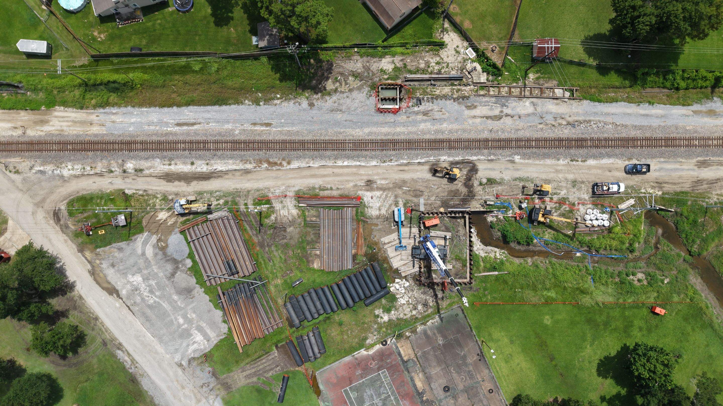 Ormond CN Railway Culverts — Jack & Bore Drainage Project, Destrehan, LA by Dacp Construction 