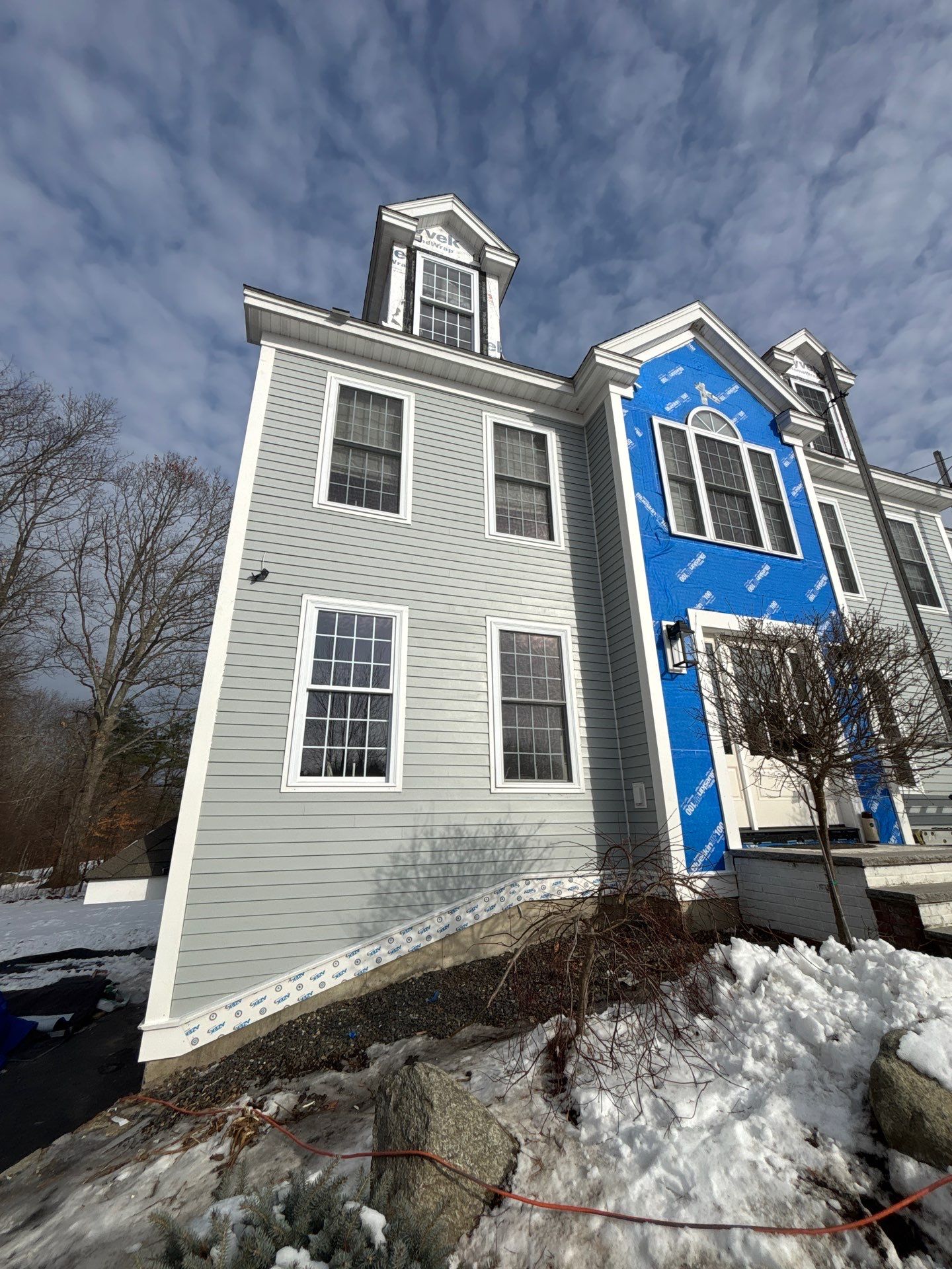 Complete Home Renovation with James Hardie® Clapboard & Shake Siding and Custom PVC Trim by Sensible Home Solutions