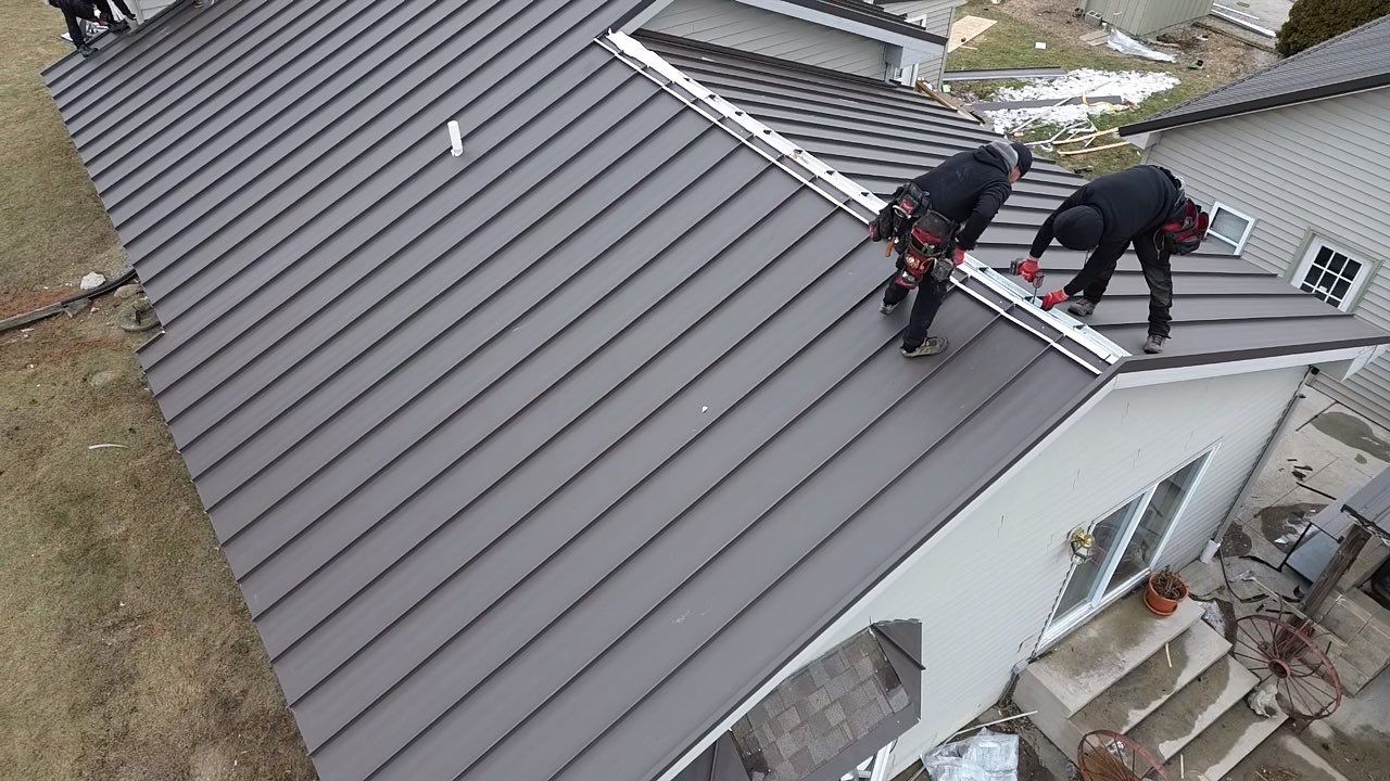 Standing Seam & Exposed Fastener Metal Roof Installation – Bluffton, IN by 4Ever Metal Roofing