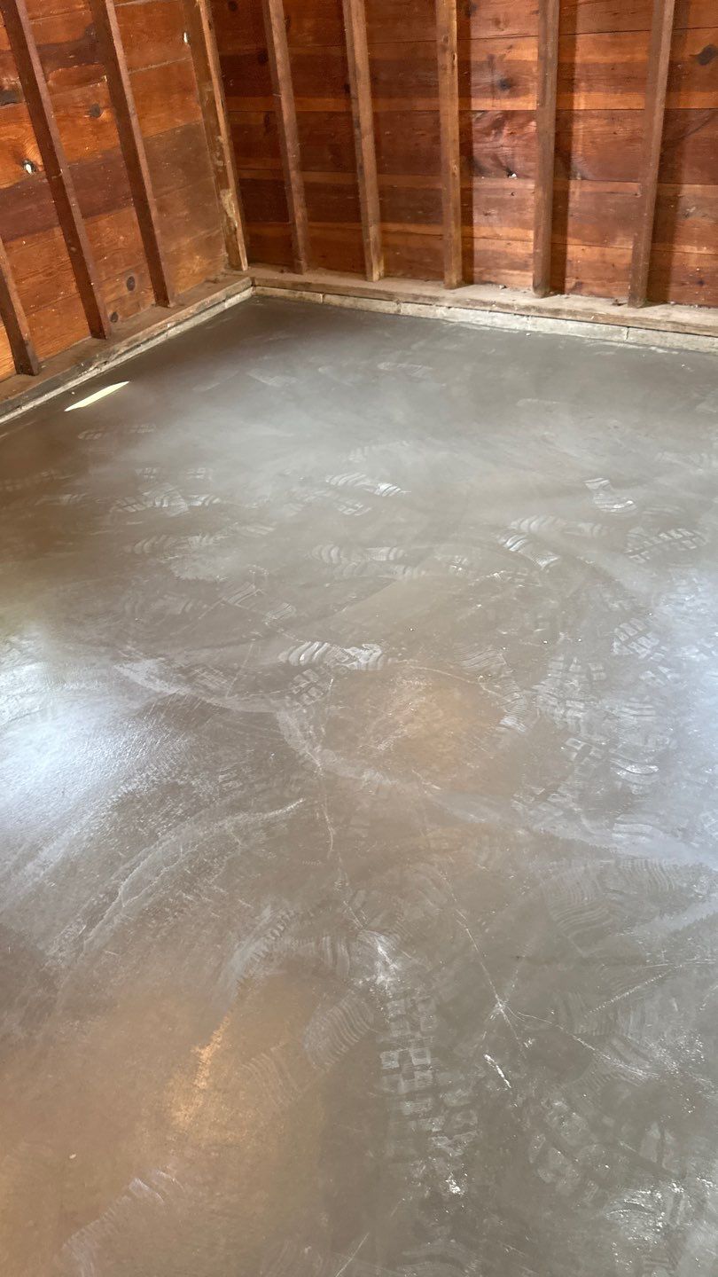 Concrete garage floor replacement  by NG Masonry & Construction LLC