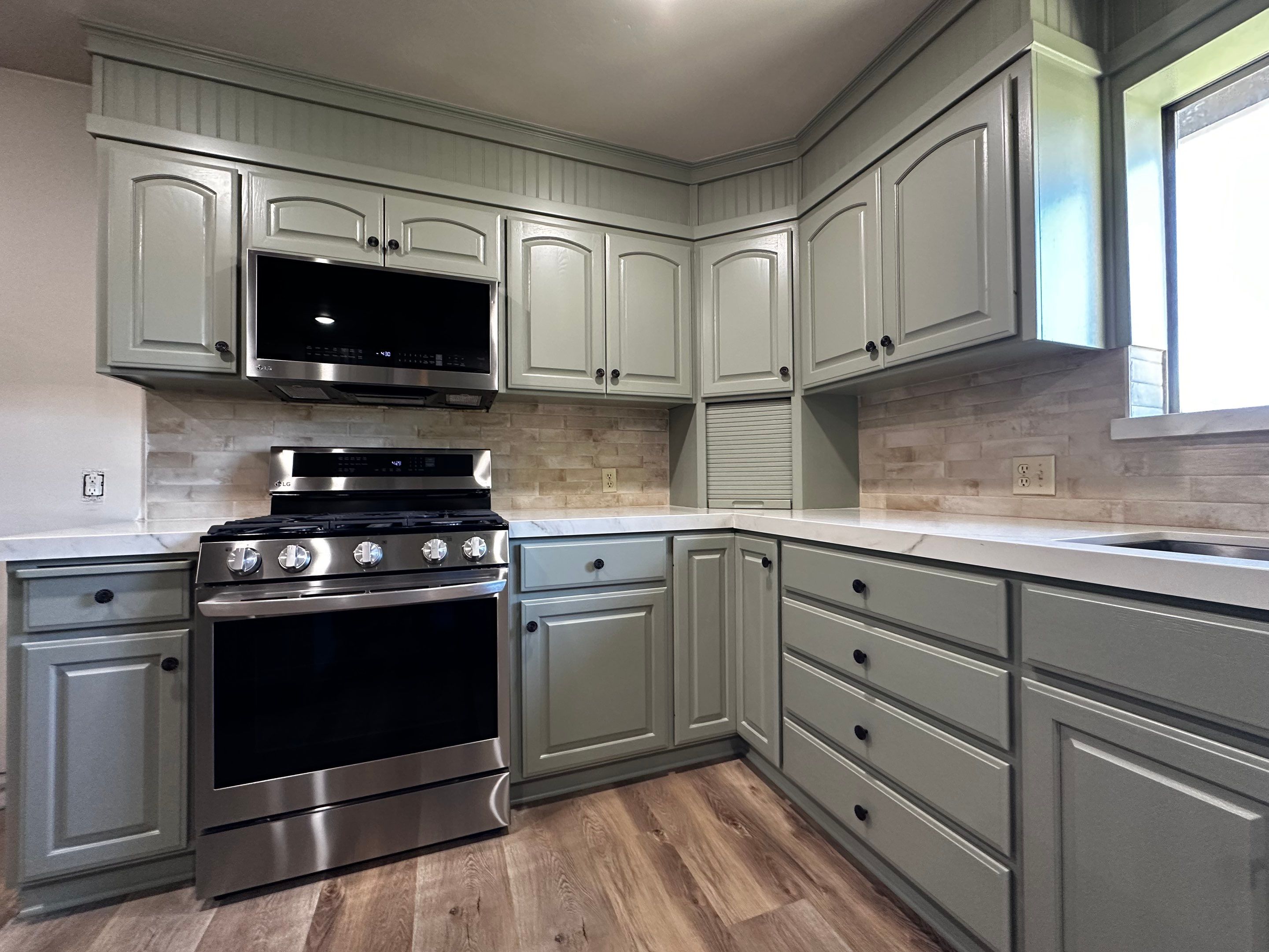 Cabinet Painting in Turlock by Lancaster Painting