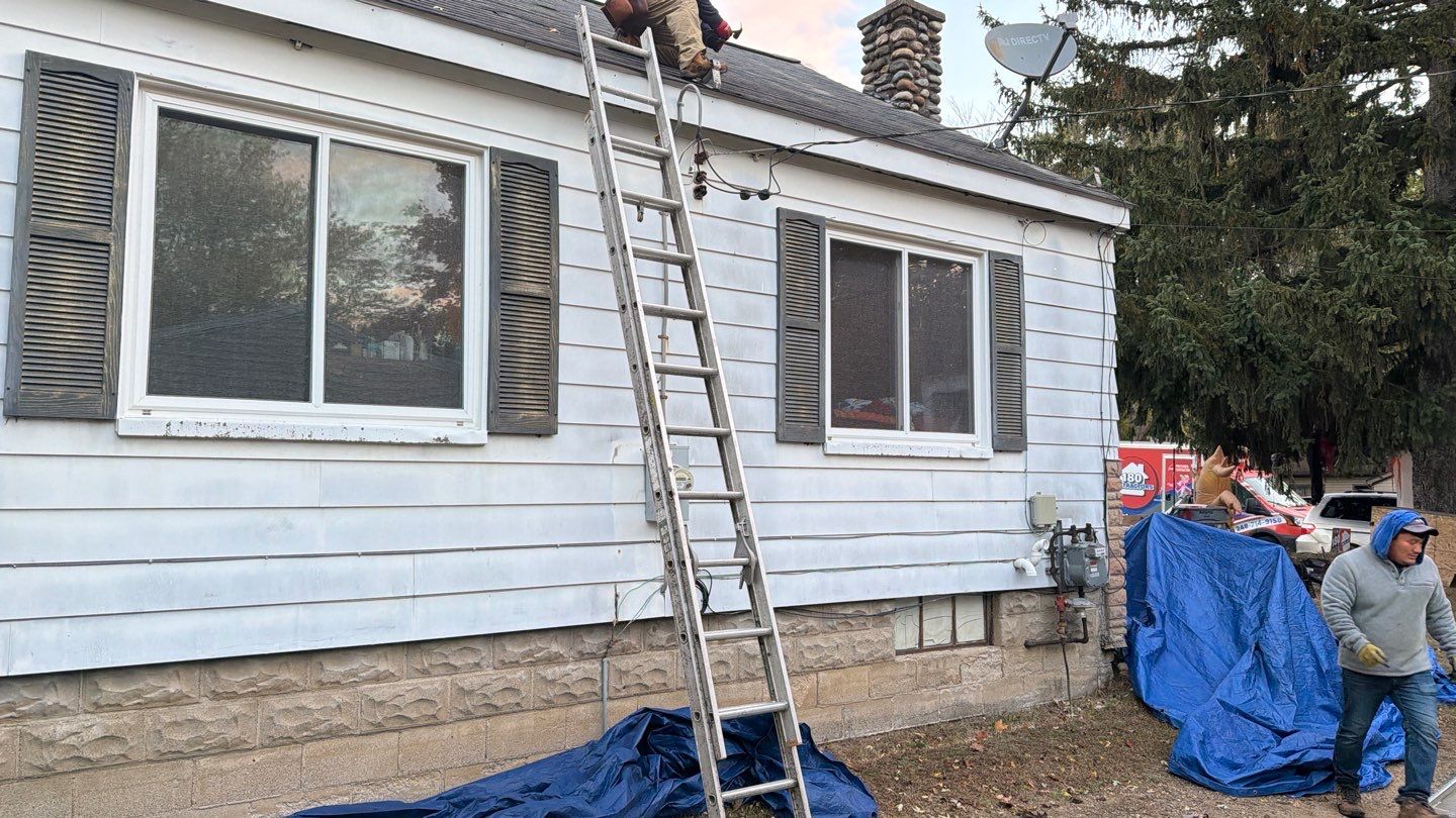 Roof Replacement using Owens Corning Brownwood by 180 Contractors