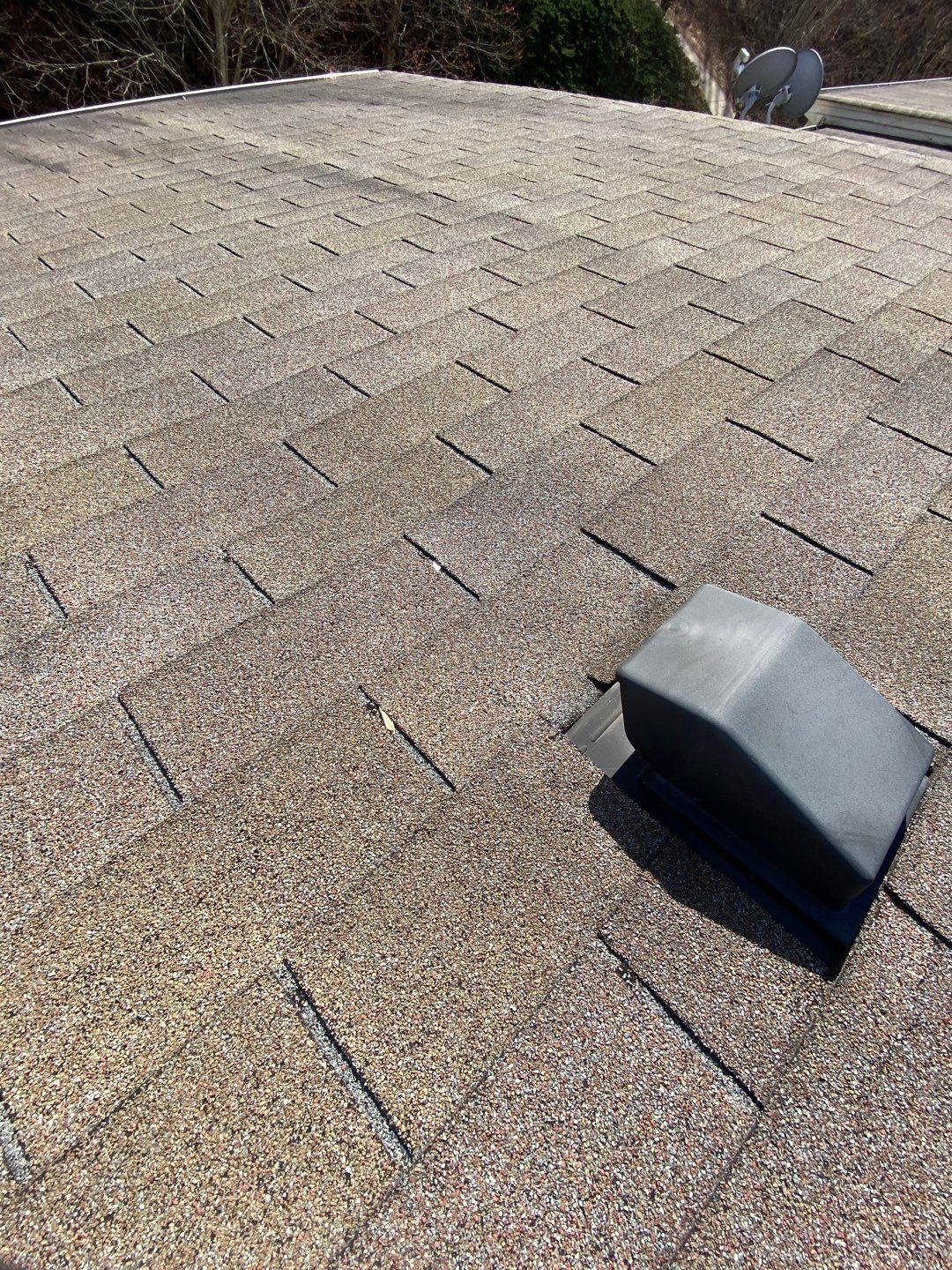 3 Story townhome roof replacement by Georgia Roof Advisors