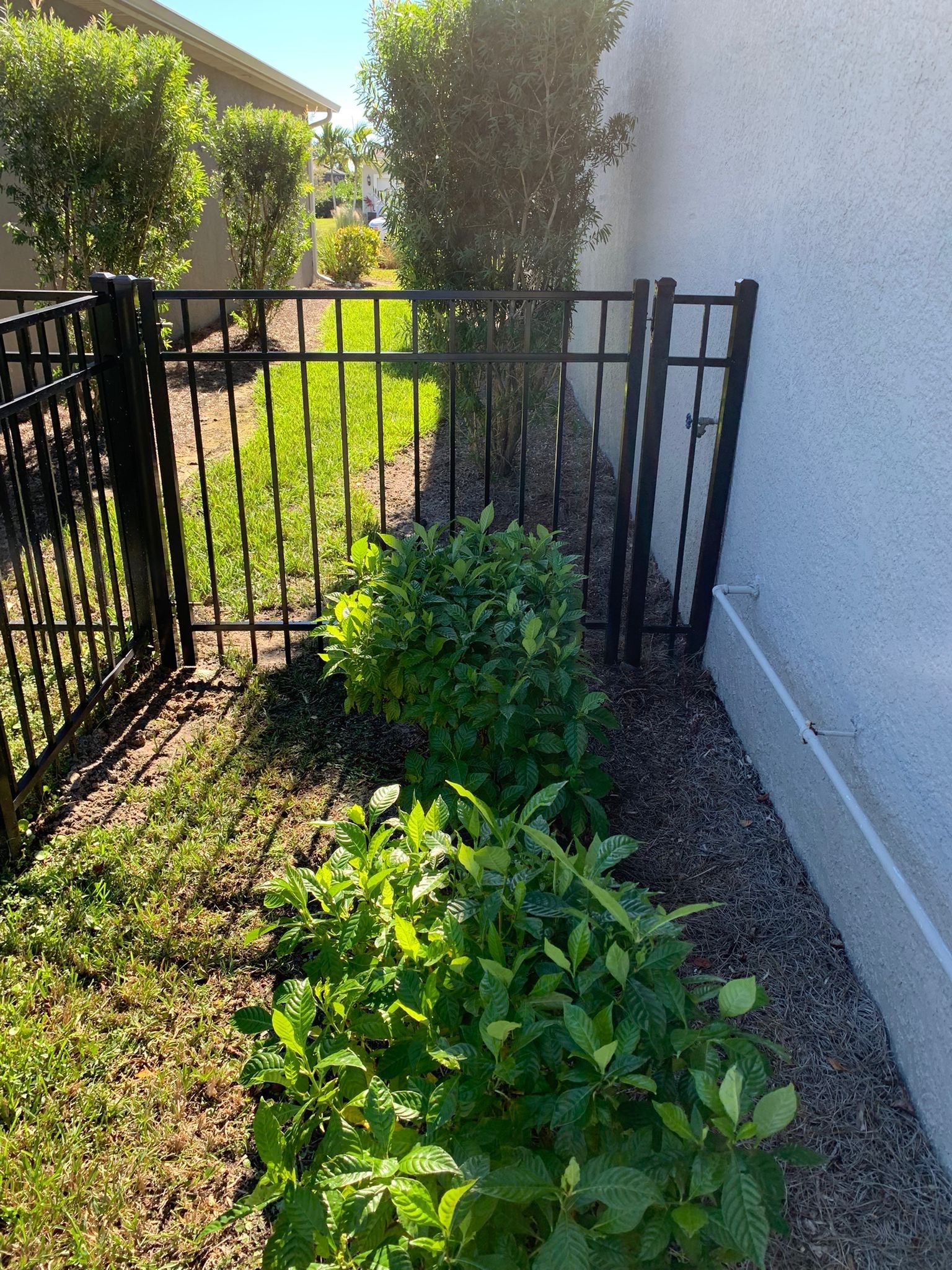 Aluminum Fence Installation using 4ft 3 Rail Black Aluminum Fence by Asap fence and gates, LLC