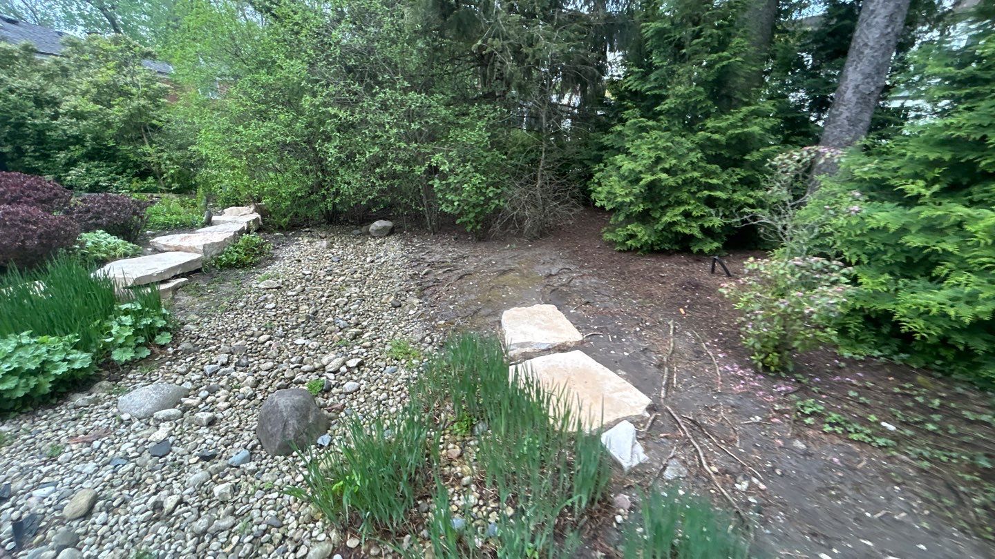 Winnetka, IL bluestone patio cleaning by Northern Power Washing LLC.