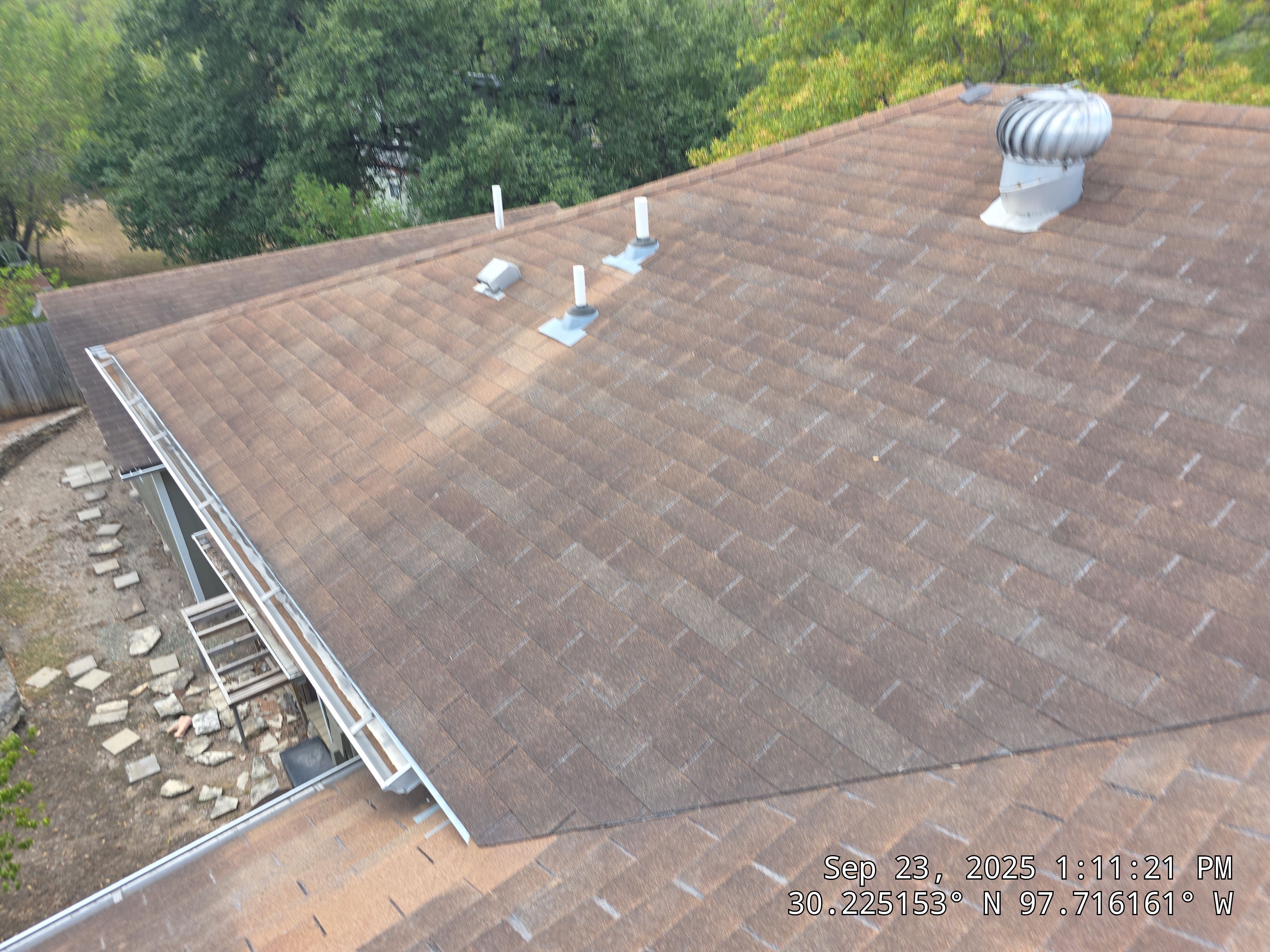 Asphalt Shingle Roof Repair and Decking Replacement in Austin by Caliber Restoration LLC
