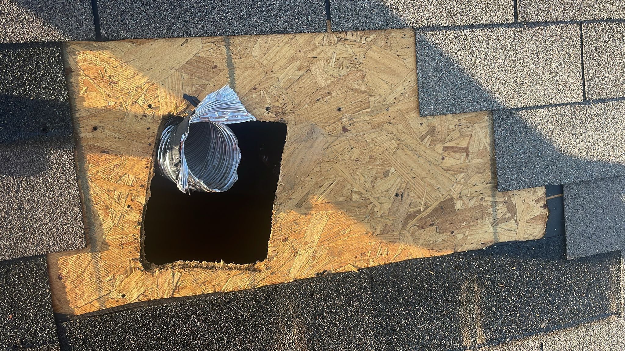 Hail Damage using Owen's Corning Duration (Lifetime) Shingles by Roof Repair Company