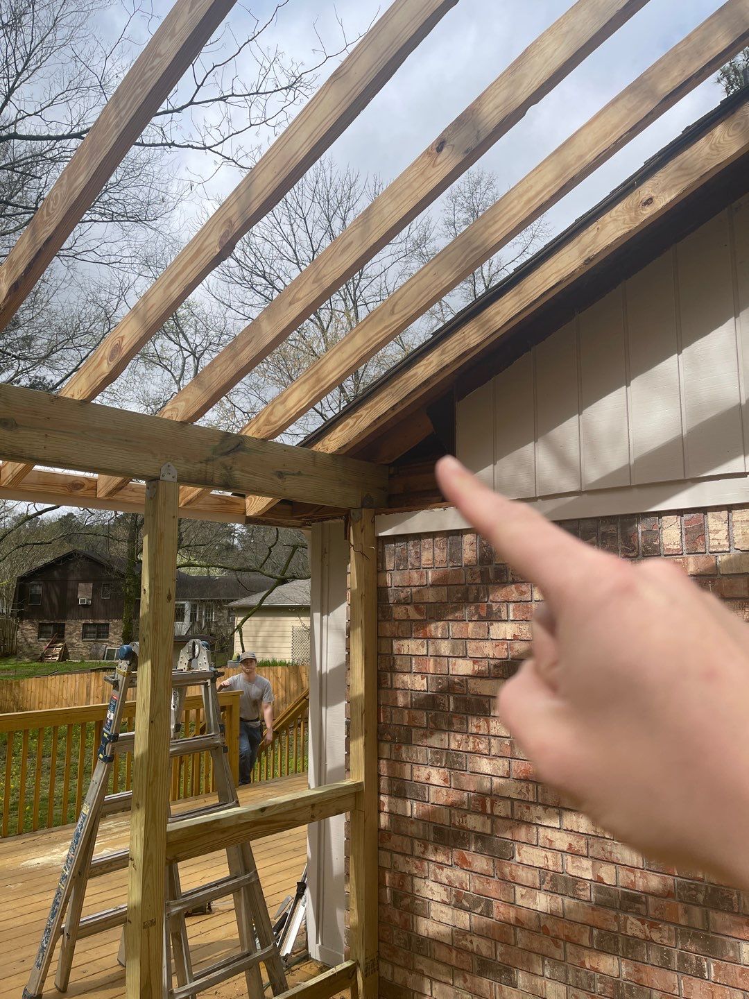 Mountain Brook - Covered Porch by Pillar and Pine