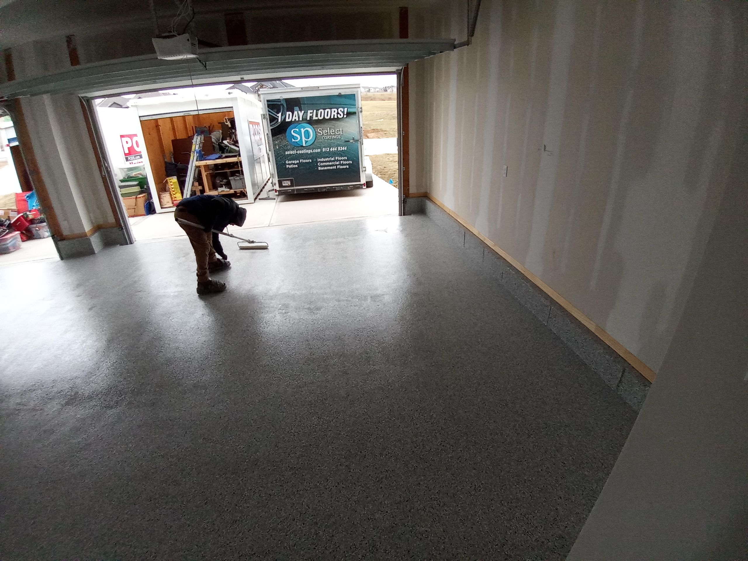 Garage using Tidalwave by Select Painting, Coatings & Garage Cabinets