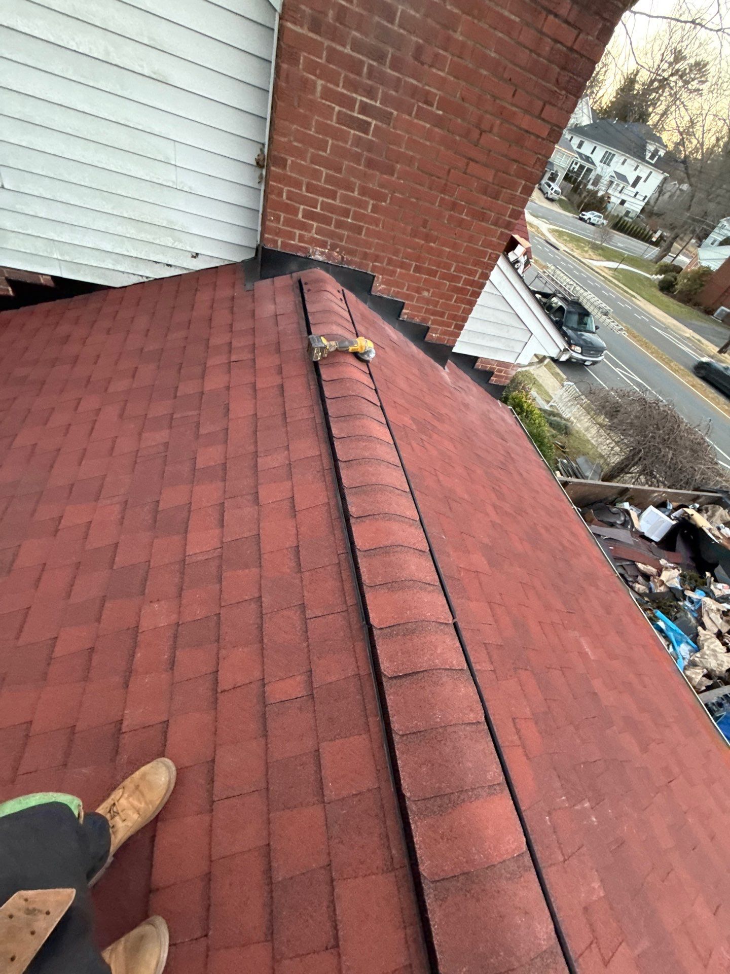 Arlington :Residential Roof Replacement with CertainTeed Landmark Pro in Max Def Red Oak  by RM Banning, Inc.